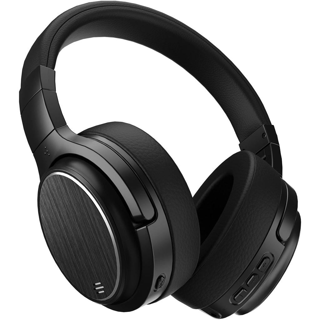 Delton  M101 Wireless Bluetooth Over Ear Headphones Active Noise Canceling Stereo Headset Black
