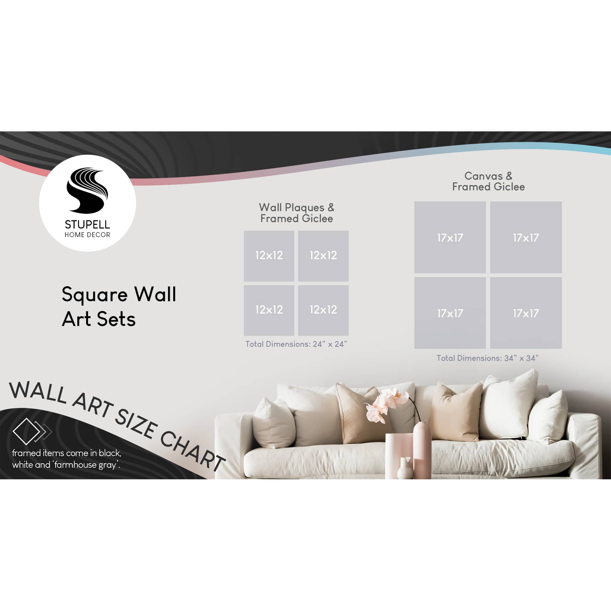 Stupell Industries A4-300-FR-4PC-17X17 Wall-Art - View #8