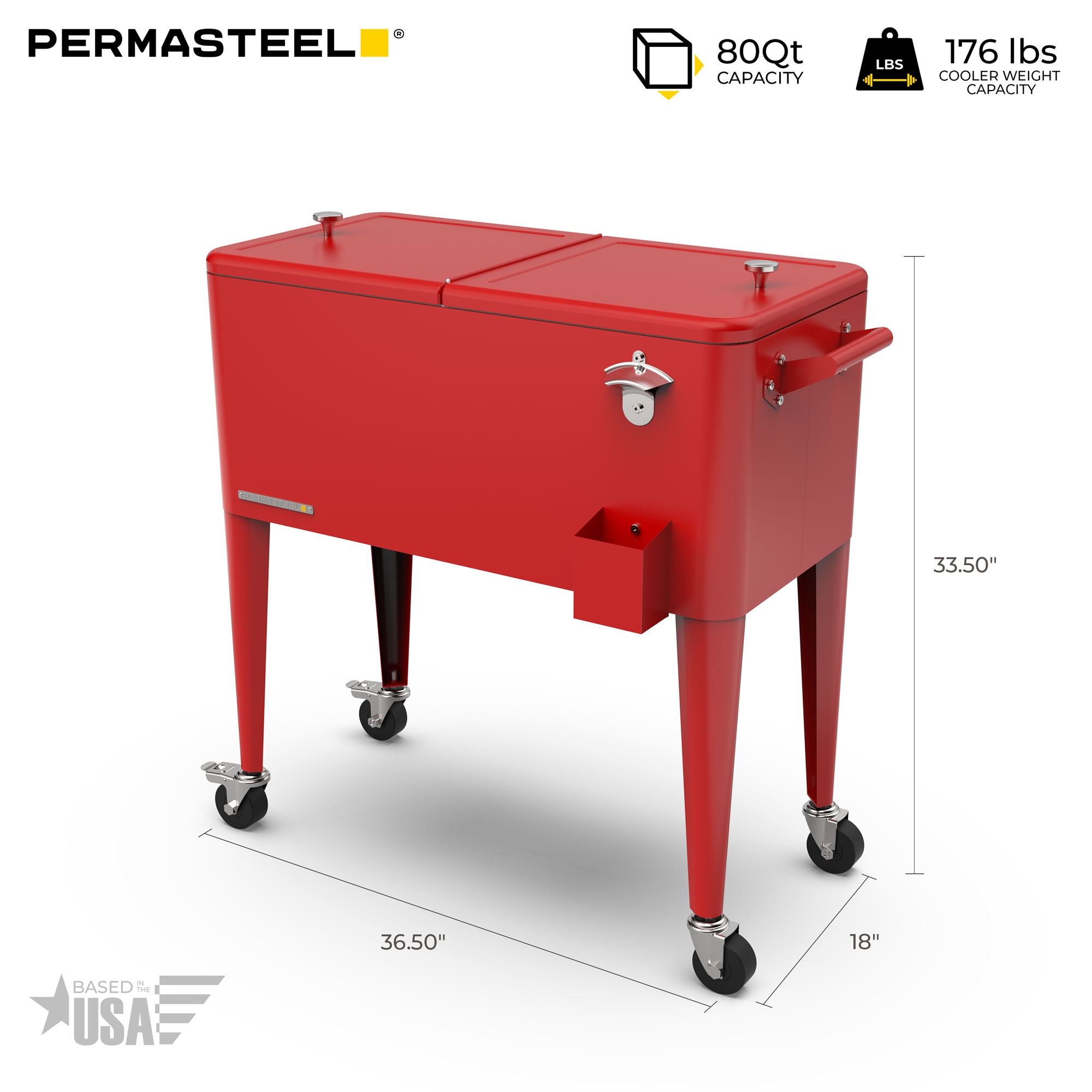 Permasteel PS-203 RD Beverage-Coolers - View #9