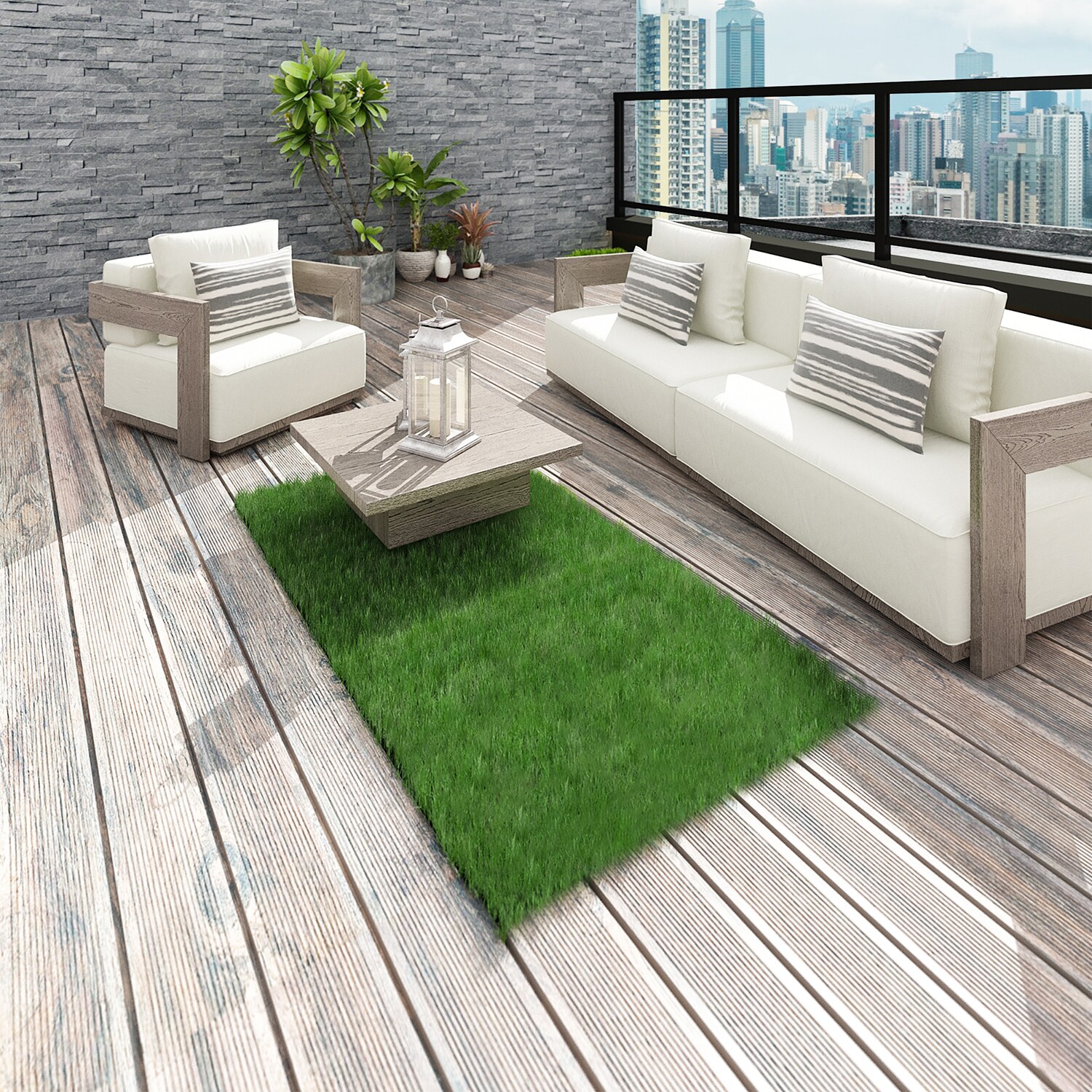 FUFU&GAGA LJY-XLH0999-01-01 Precut-Artificial-Grass - View #10