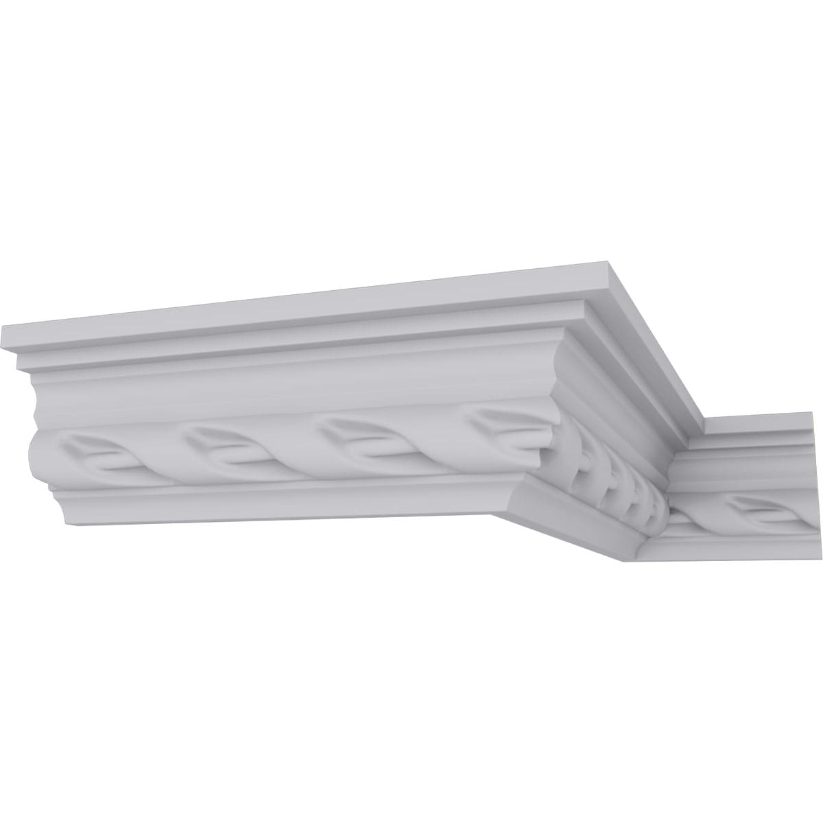 Valeriano White Polyurethane Crown Moulding 94.5"