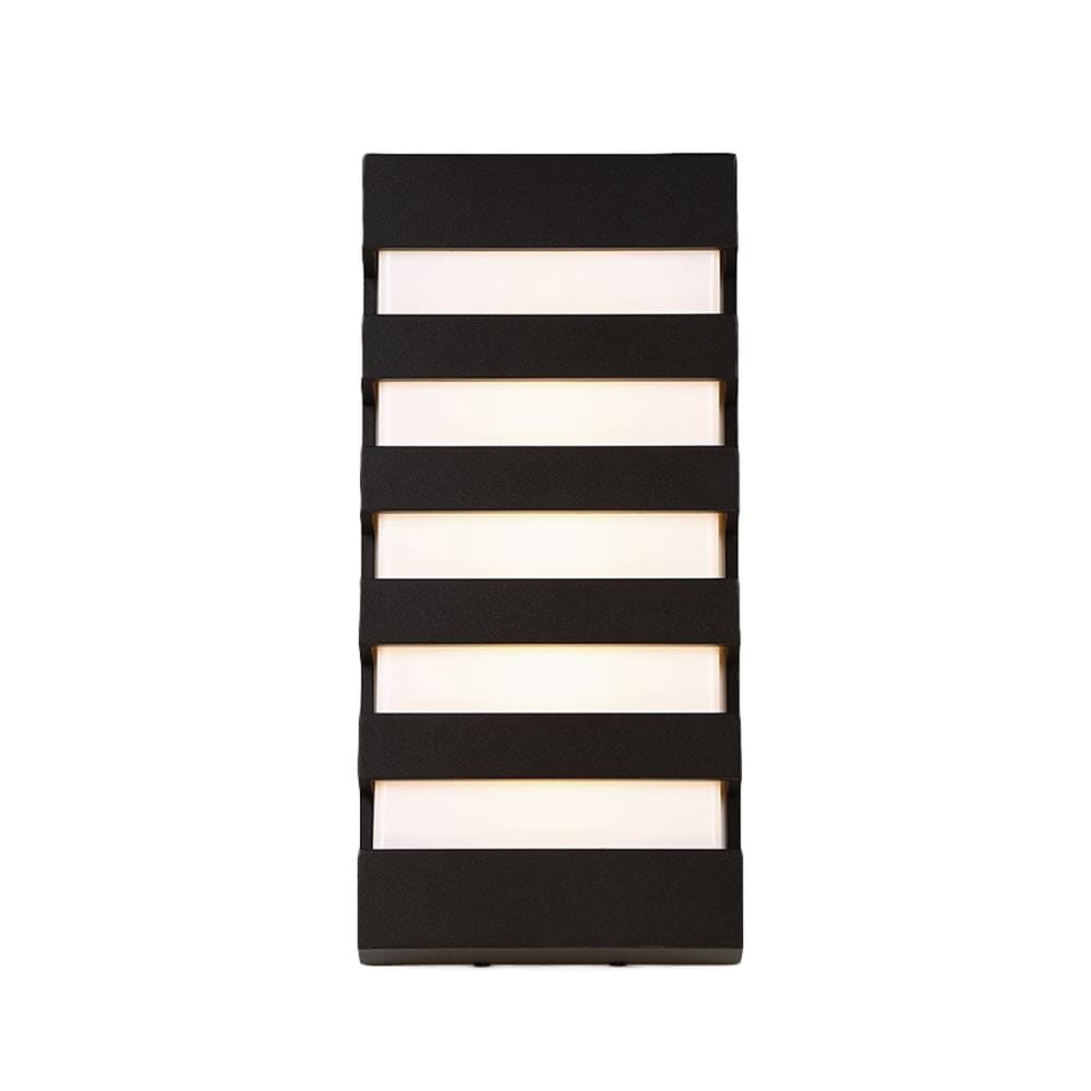 dweLED WS-W23614-BZ Folsom 1 -Light 14-in H Matte Bronze Hardwired Integrated LED Outdoor Wall Light