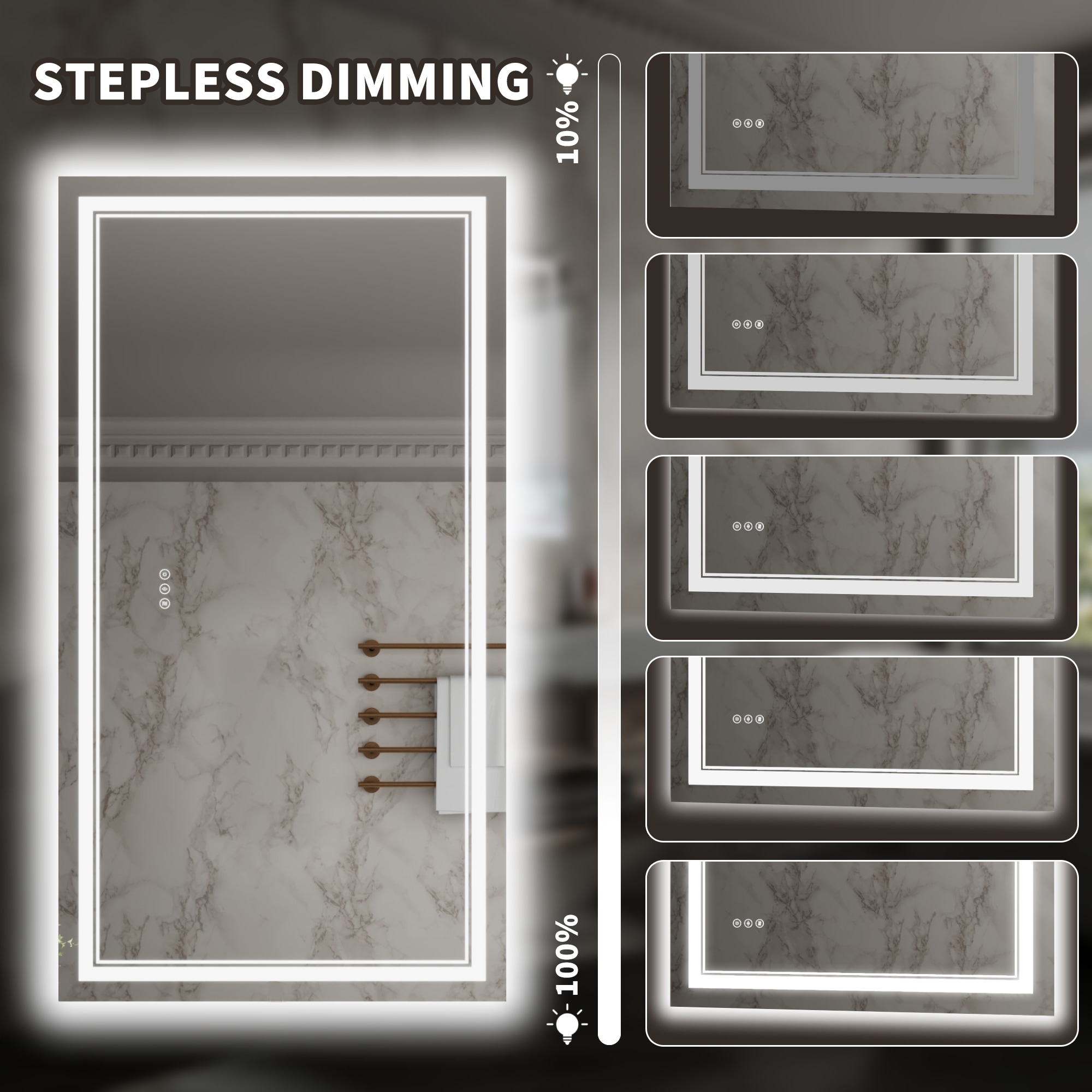 ExBrite TFBM3055 Framed-Bath-Mirrors - View #5