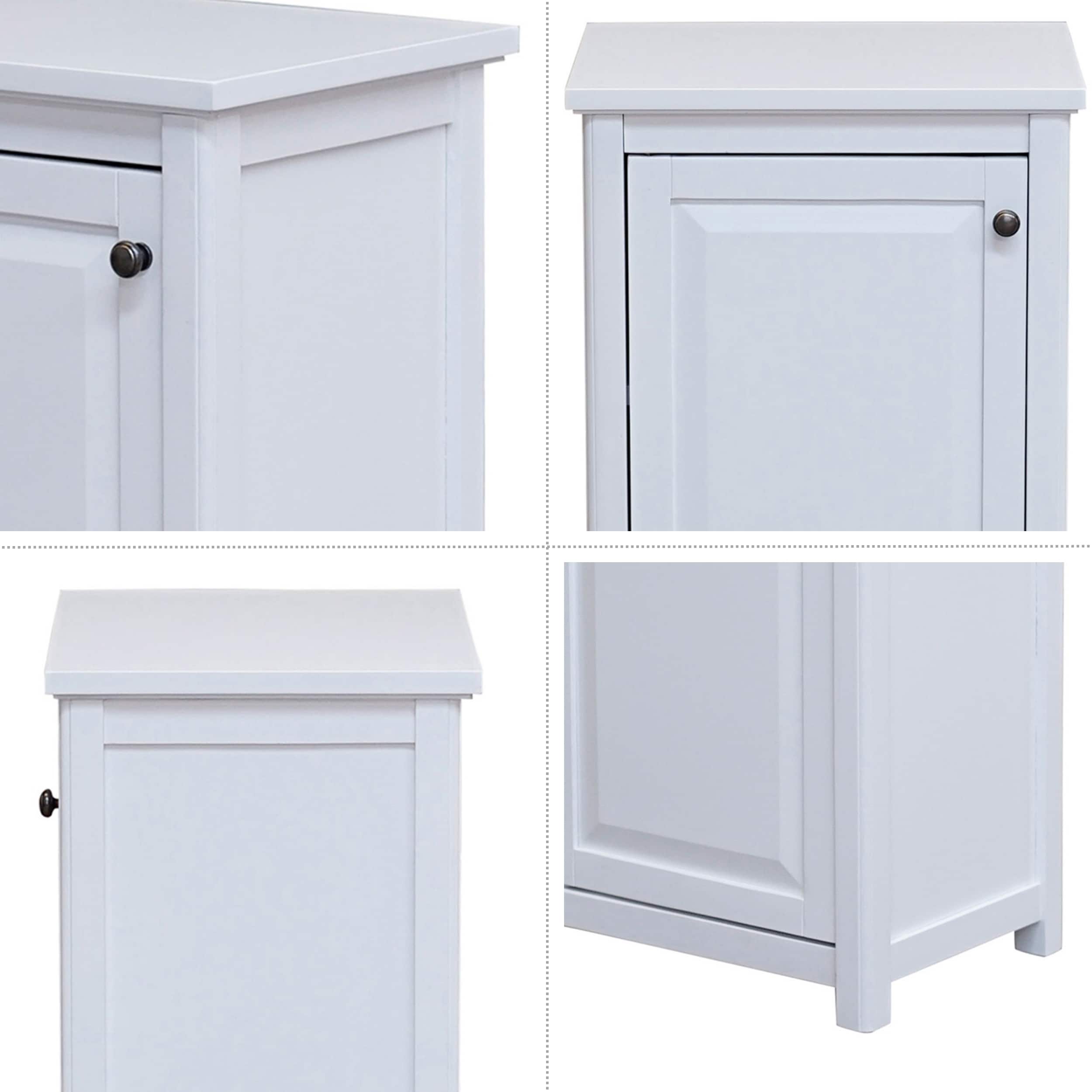 Alaterre Furniture ANVA77WH Linen-Cabinets - View #4