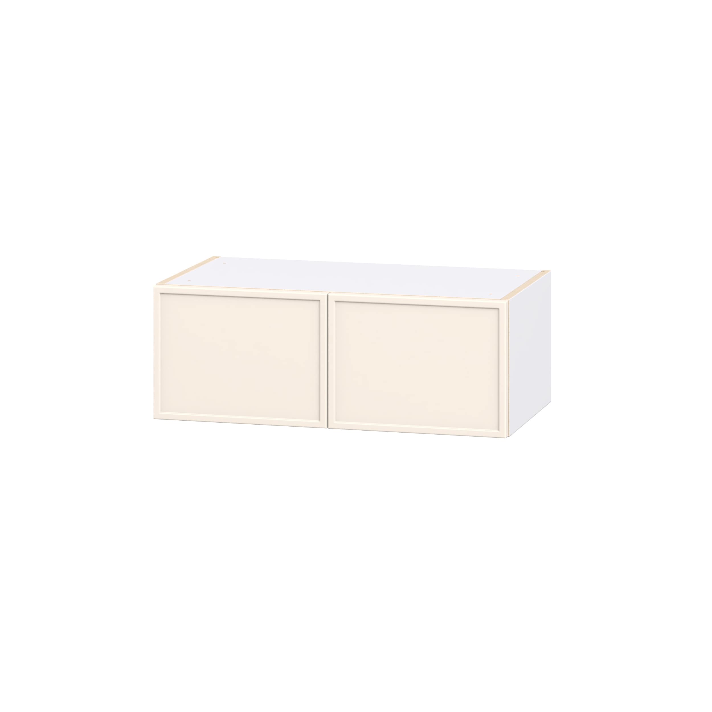 Hugo&Borg Chapel Hill 27-in W x 10-in H x 14.91-in D Washed Linen Painted Wall Fully Assembled Cabinet Flat Panel Slim shaker