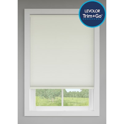 LEVOLOR Trim+Go 36-in x 72-in Ecru Room Darkening Cordless Cellular Shade  in the Window Shades department at Lowes.com