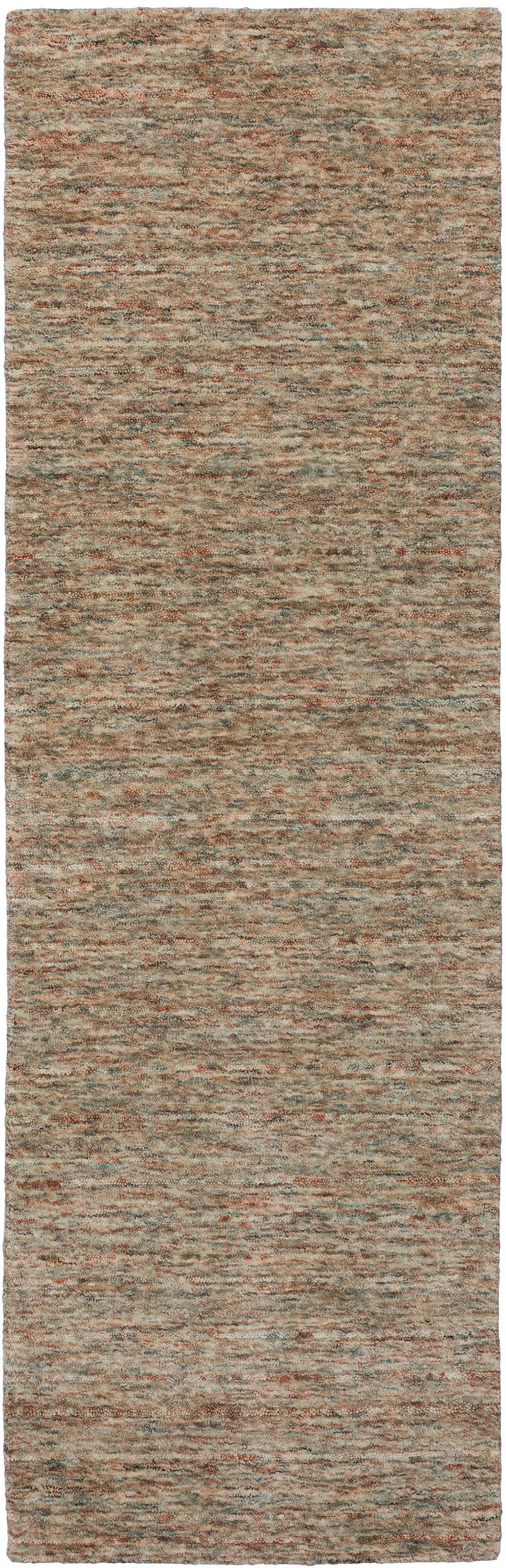 Addison Rugs AHR31RU2X8 Heather 2 X 8 (ft) Wool Rust Indoor Solid Farmhouse/Cottage Runner Rug