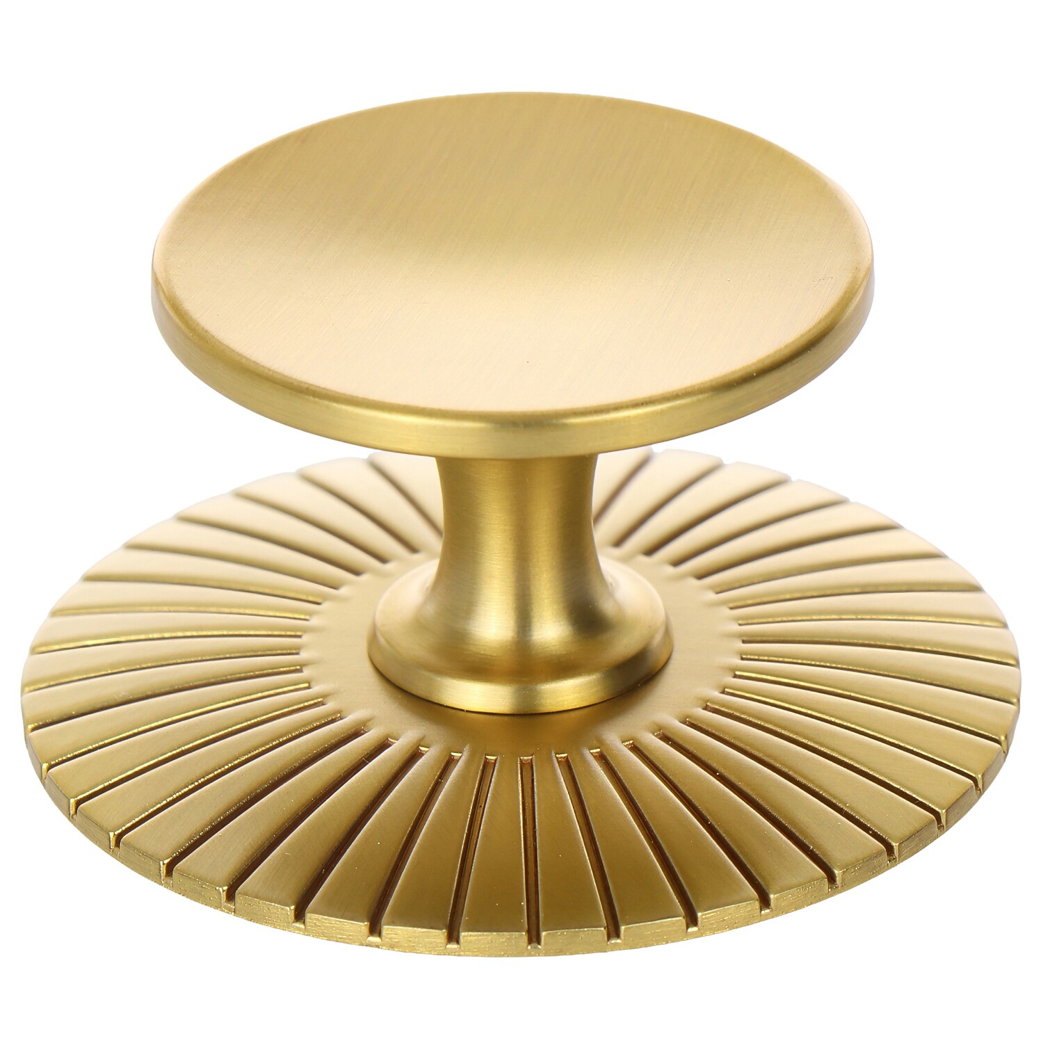 Origin 21 KIRSTEN 1-1/4-in Brushed Gold Round Transitional Cabinet Knob