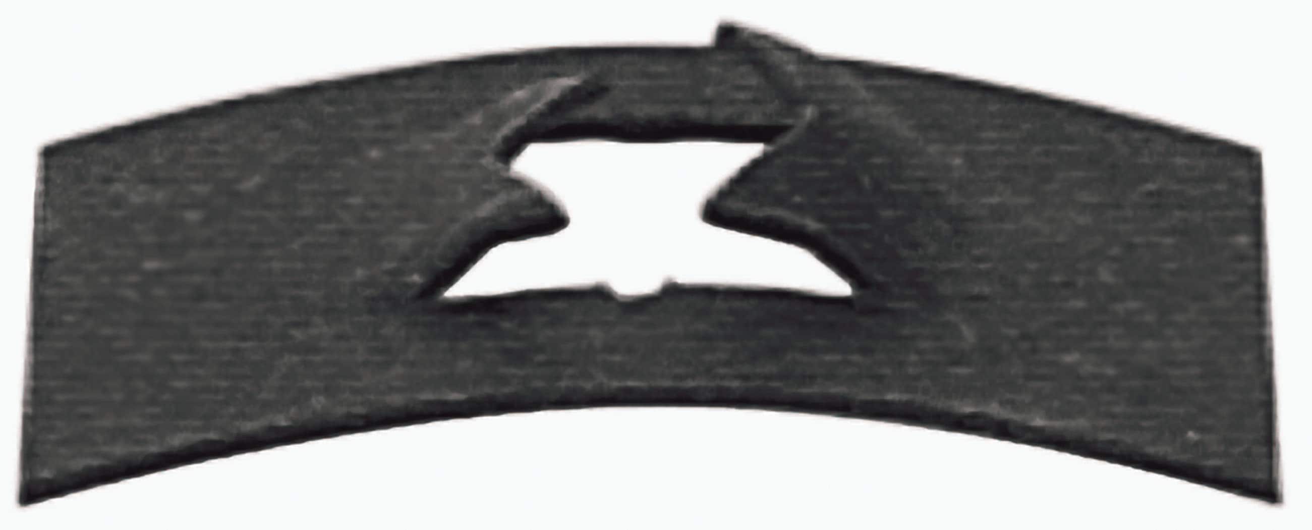 Hillman 881246 2-Count 1/4-in Black Phosphate Standard (SAE) Flat Spring Nuts