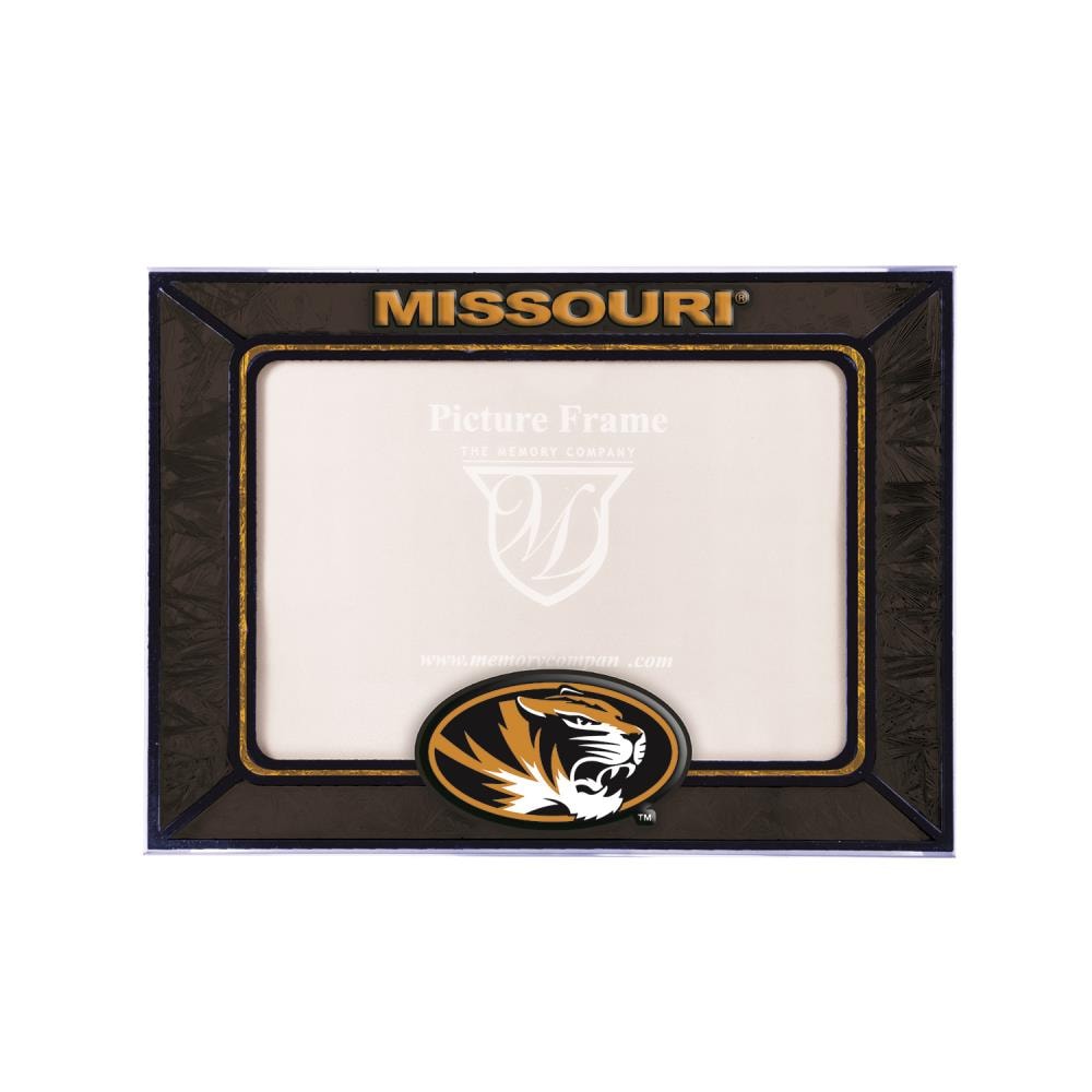 The Memory Company COL-MIZ-1790 Missouri Tigers Team Glass Picture Frame