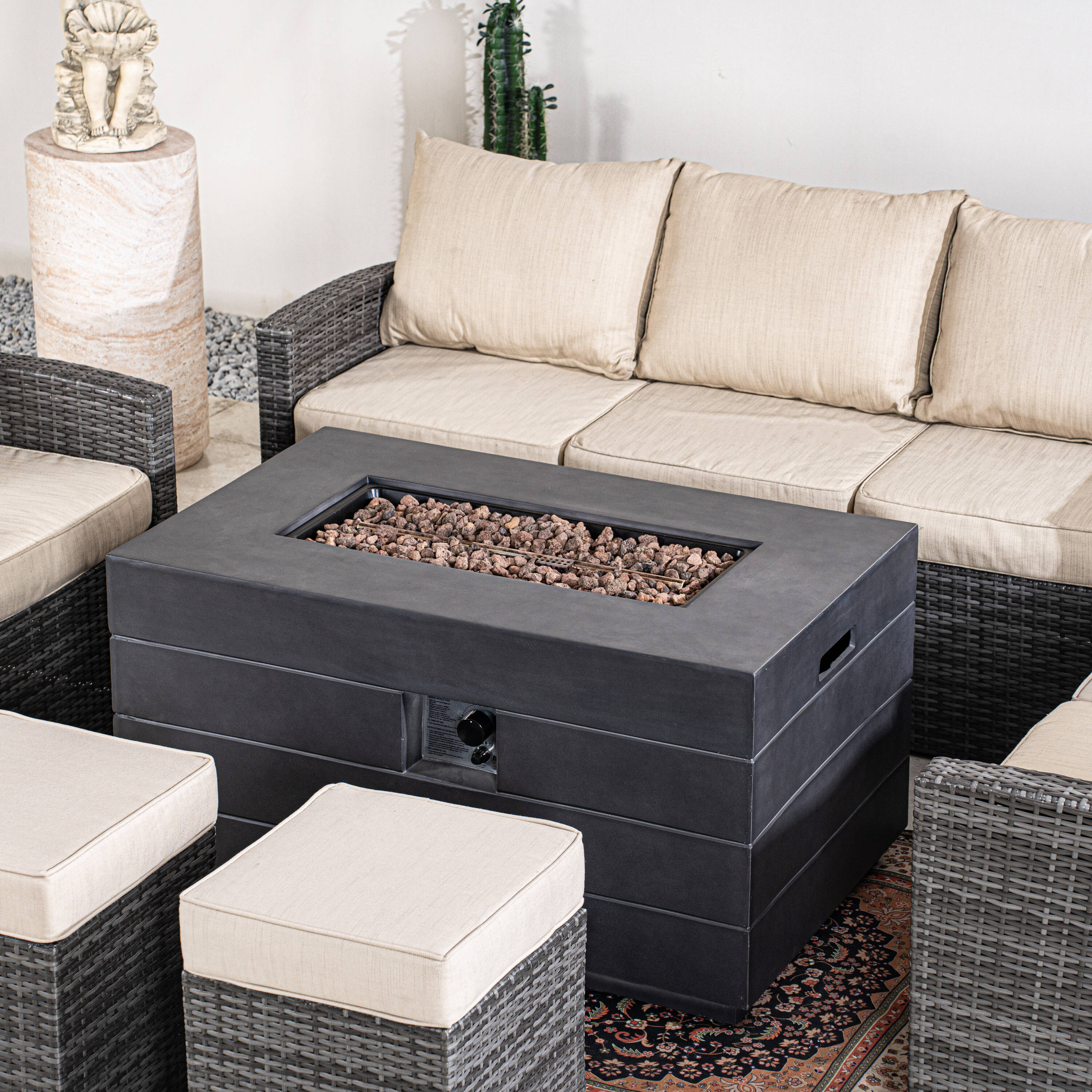 Direct Wicker DWG-1403BG2150D Patio-Conversation-Sets - View #5