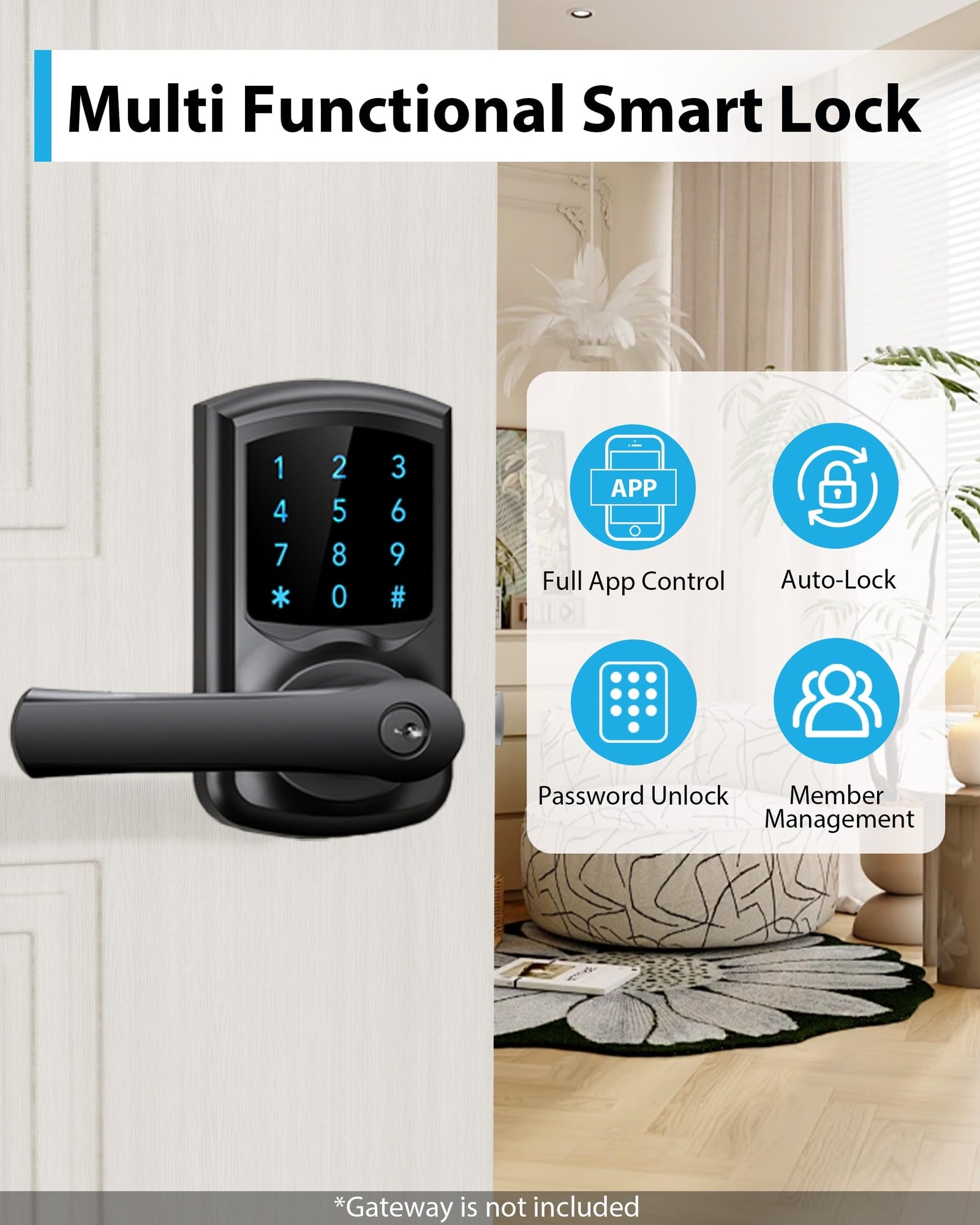 AKSCYZM LAK0805K456 Electronic-Door-Locks - View #2