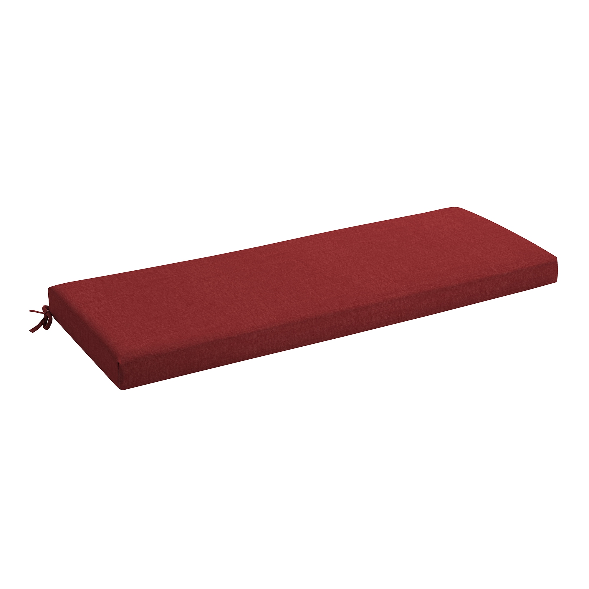 ARDEN ZR0EF79A-DKZ1 18-in x 48-in Ruby Red Leala Patio bench cushion