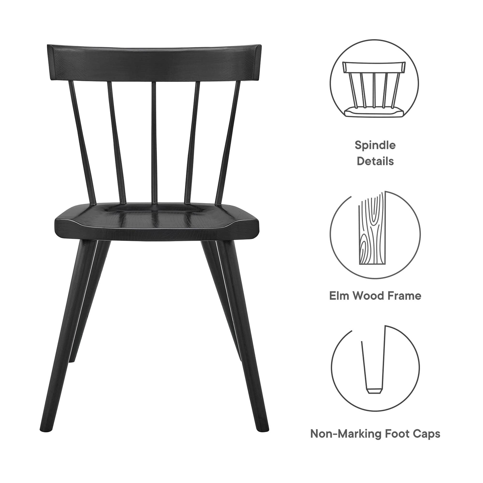 Modway EEI-4650-BLK Dining-Chairs - View #2