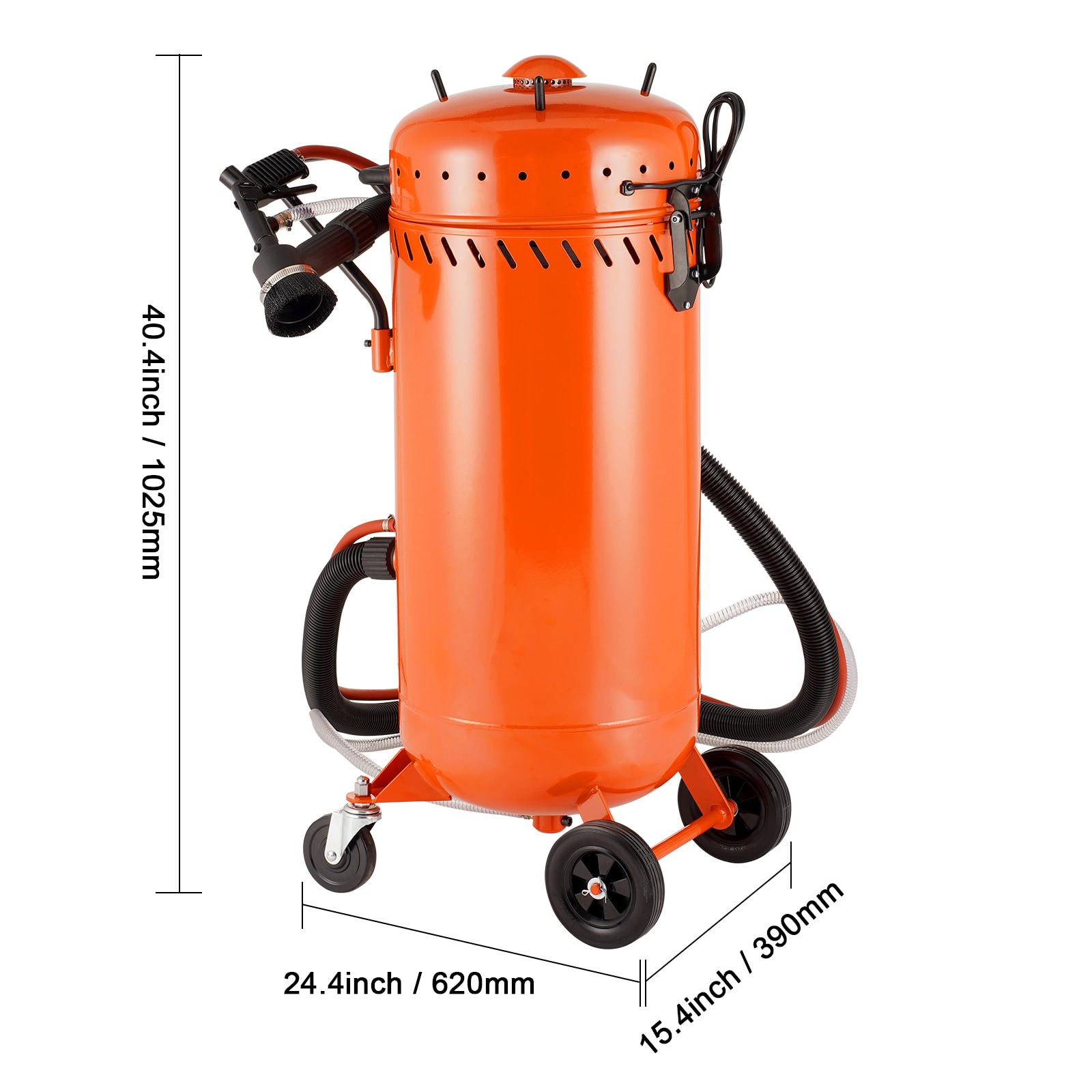 GIVIMO 28-gal Vacuum Sand Blaster with Built-in 1200W Dustless Vacuum System – 60-110 PSI Abrasive Blasting Machine for Rust Paint and Mill Scale Removal Sansujyuku sansujyuku.com