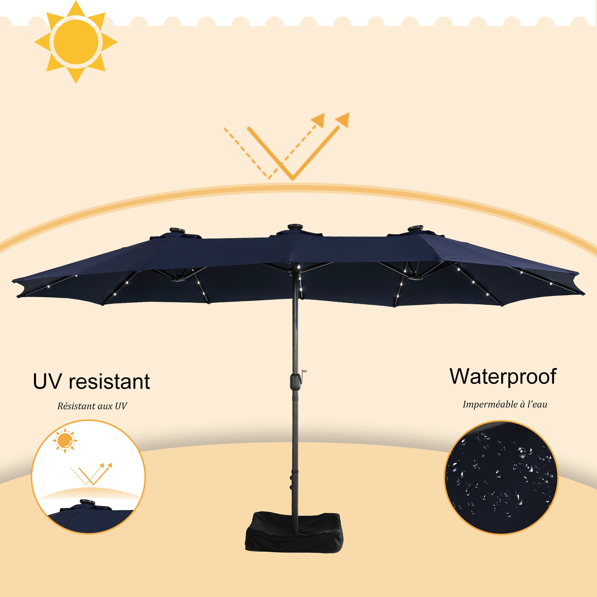 Boyel Living BOHT15LED-NV Umbrellas-2 - View #8