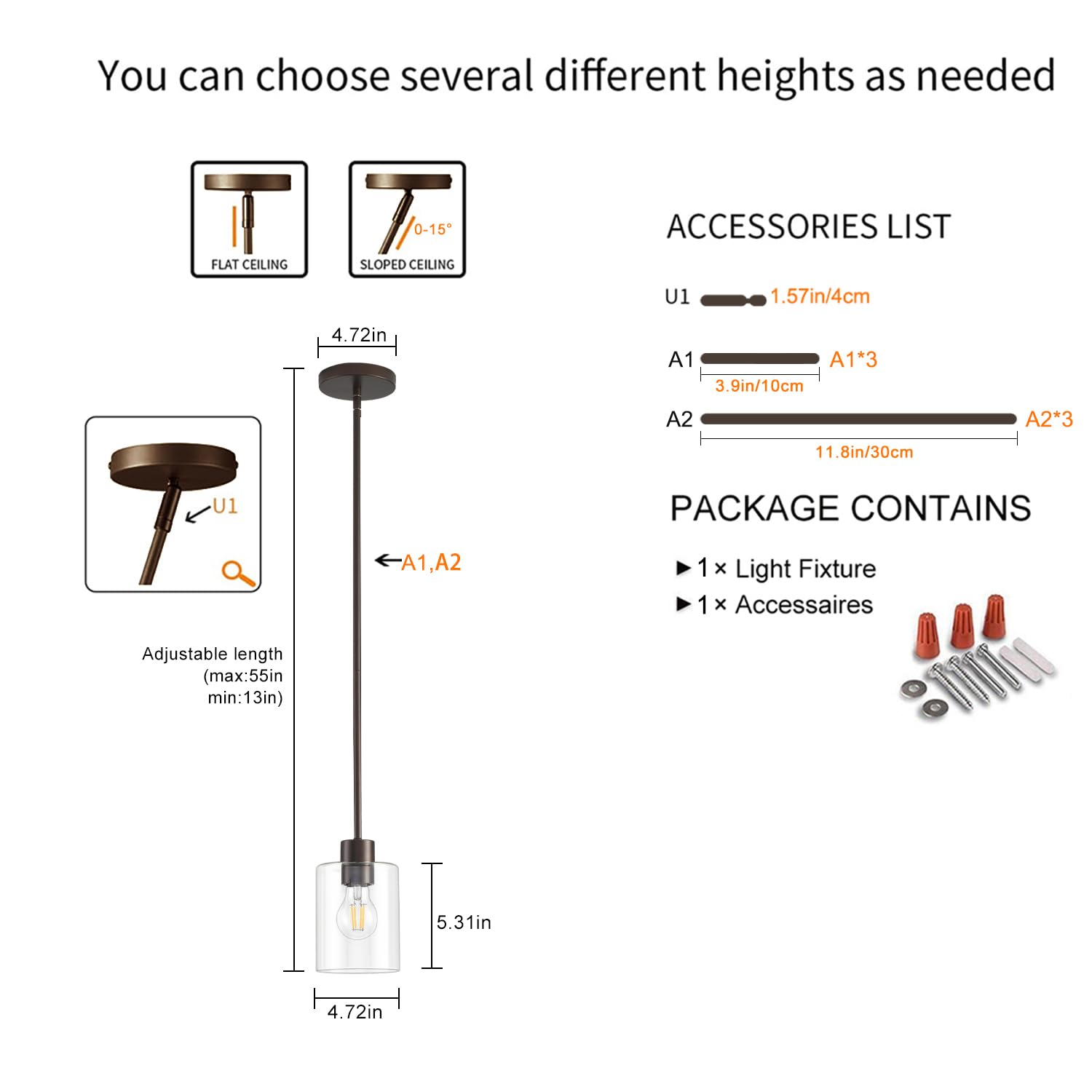 IUEST LIU0817R109 Pendant-Lights - View #3