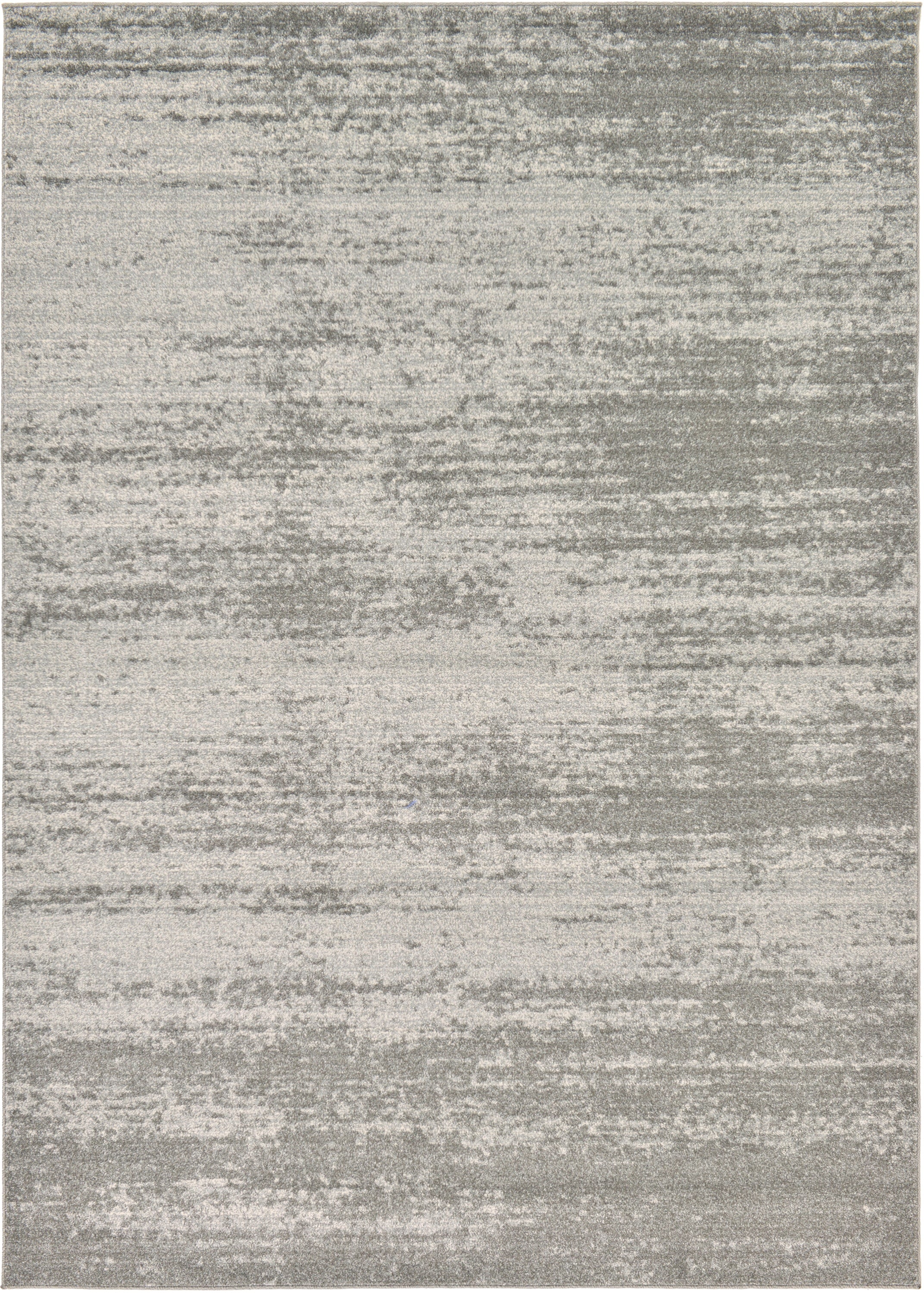 Unique Loom 3123773 Lucille Del Mar 7 x 10 (ft) Loomed Polypropylene Gray/Beige Rectangular Indoor Distressed/Overdyed Area rug