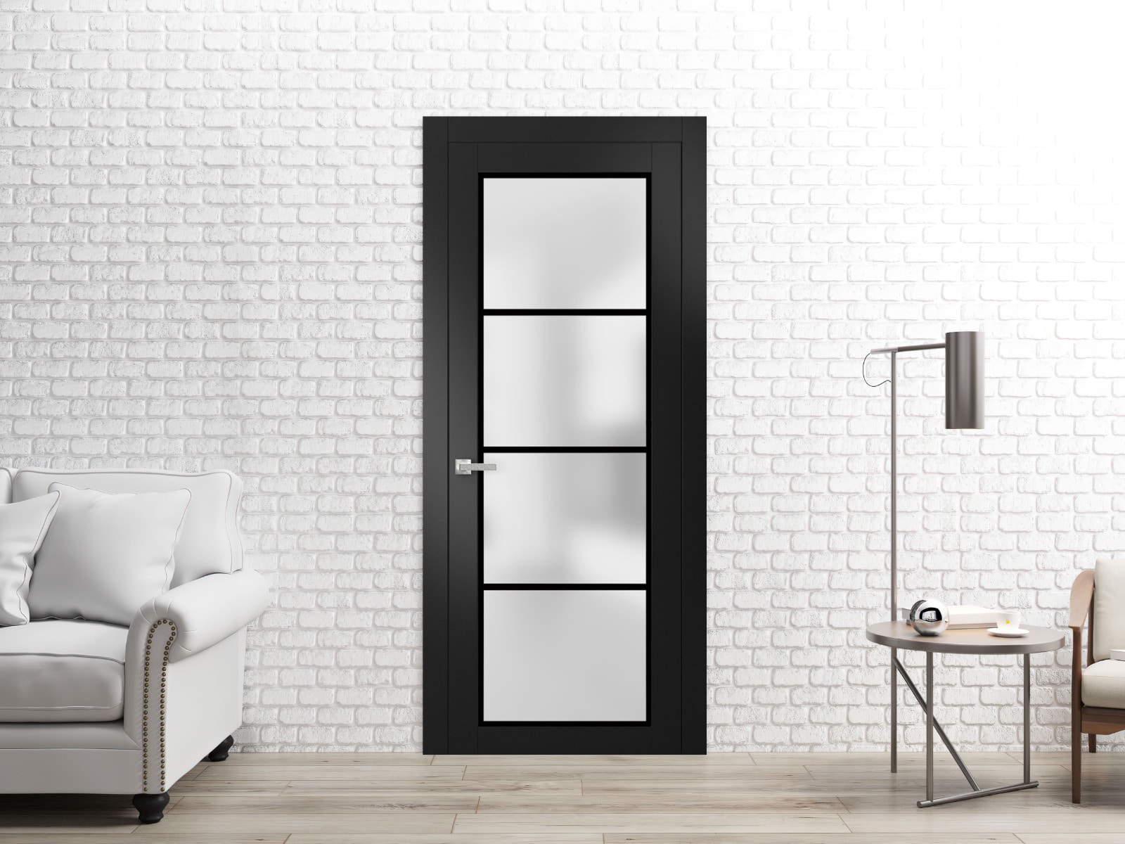SARTODOORS PL2132DBDBLK30 Bifold-Sliding-Closet-Doors - View #5