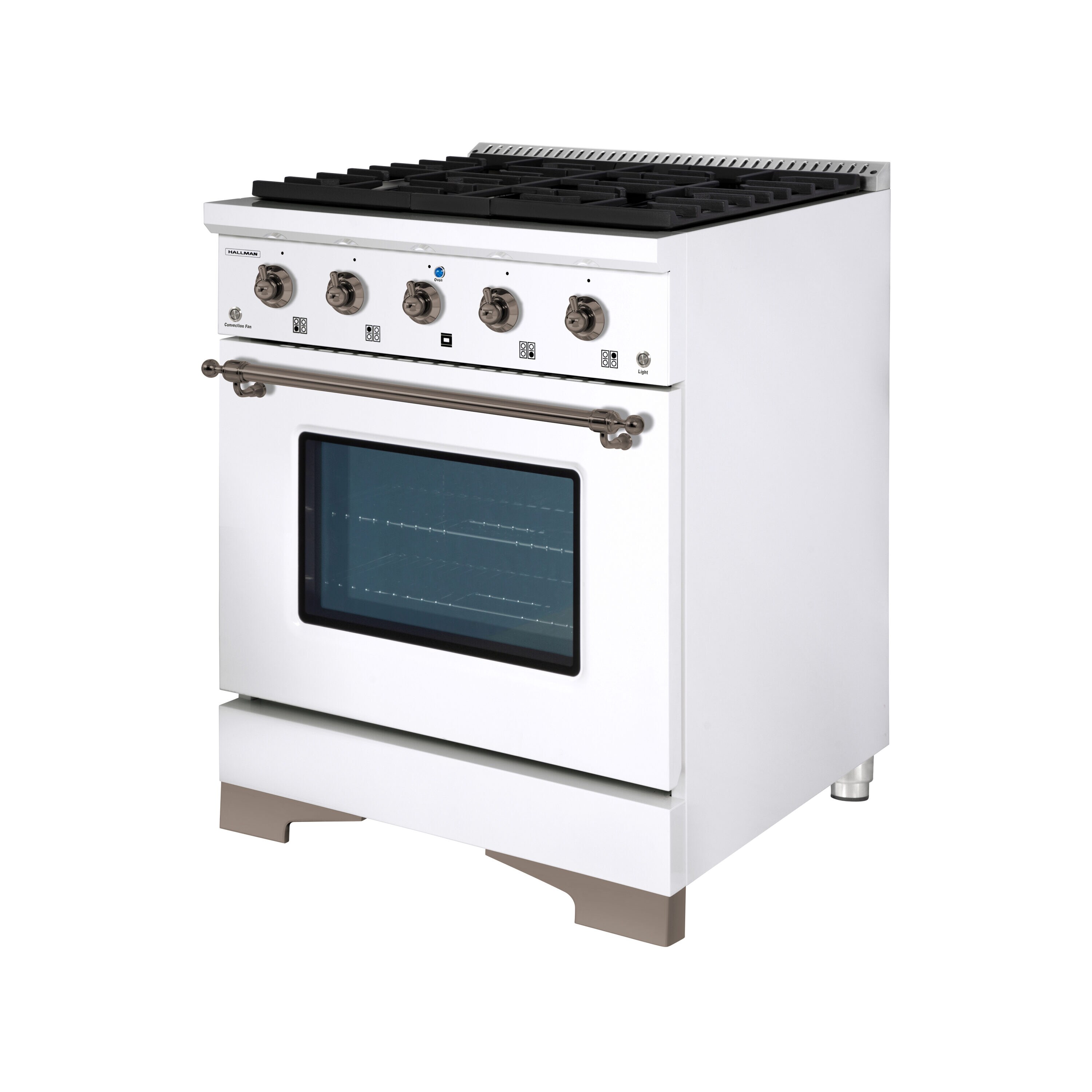 Hallman HCLRDF30BZWT Dual-Fuel-Ranges - View #2