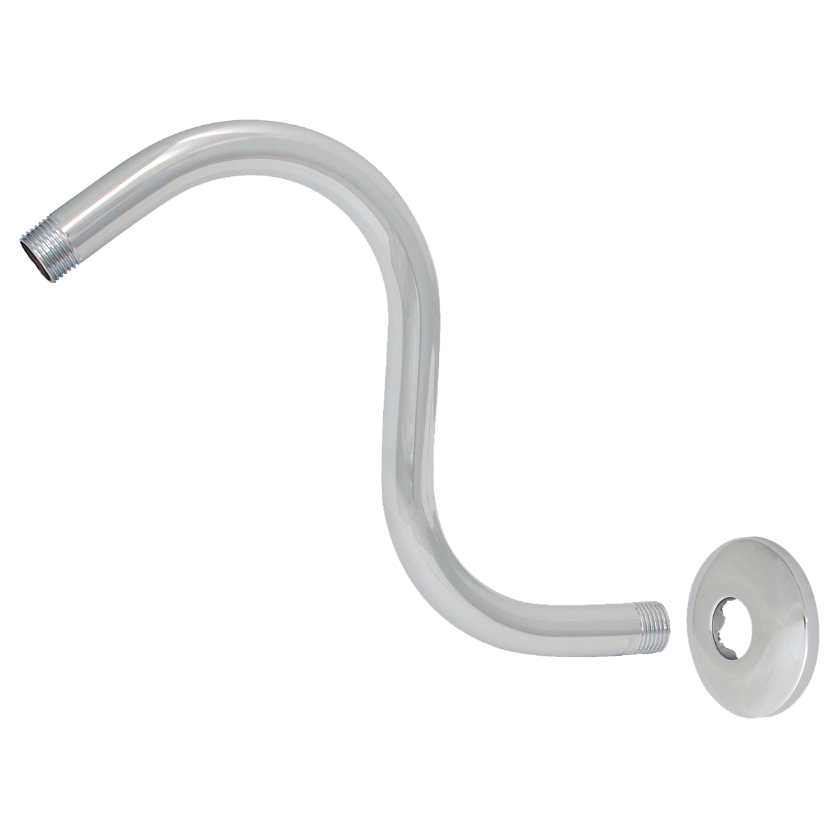 EZ-FLO 15056 Chrome 15.74-Inches Universal Shower Shower arm and flange 0.5-Inches -ID