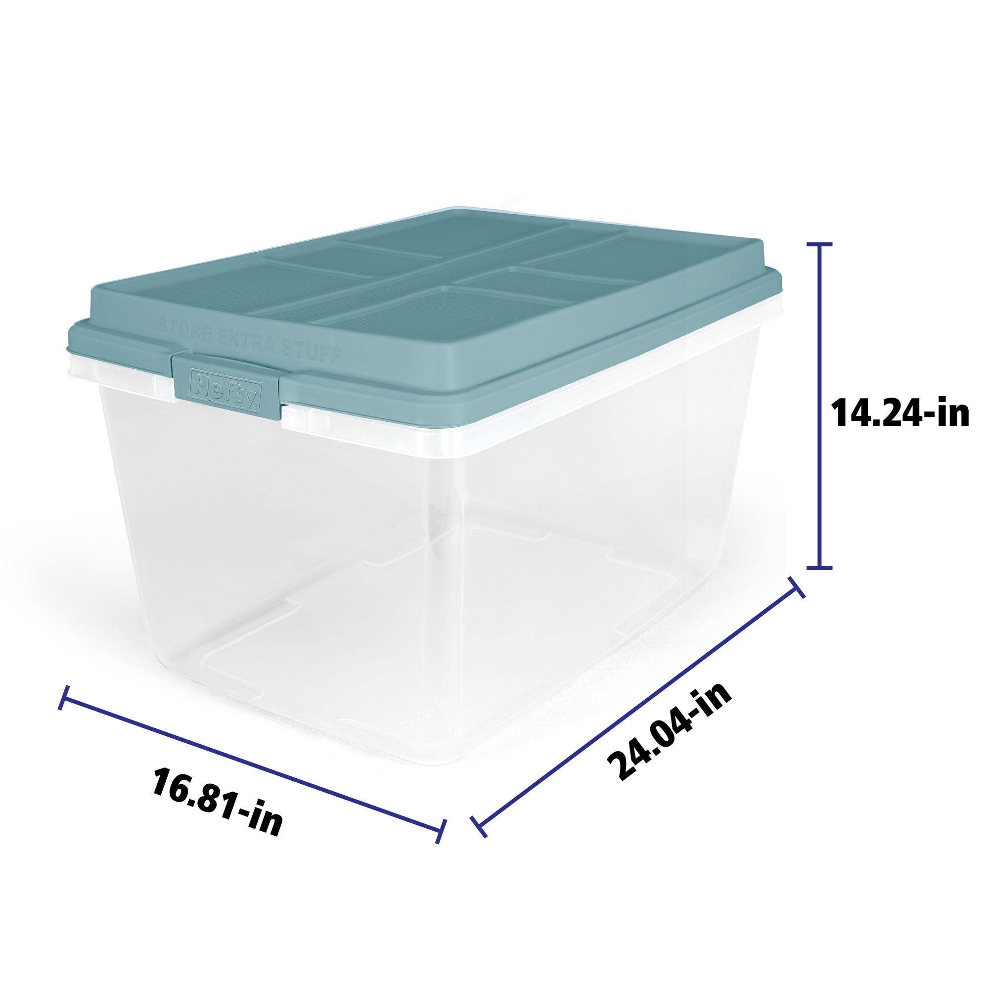 Hefty 407235 Plastic-Storage-Totes - View #5