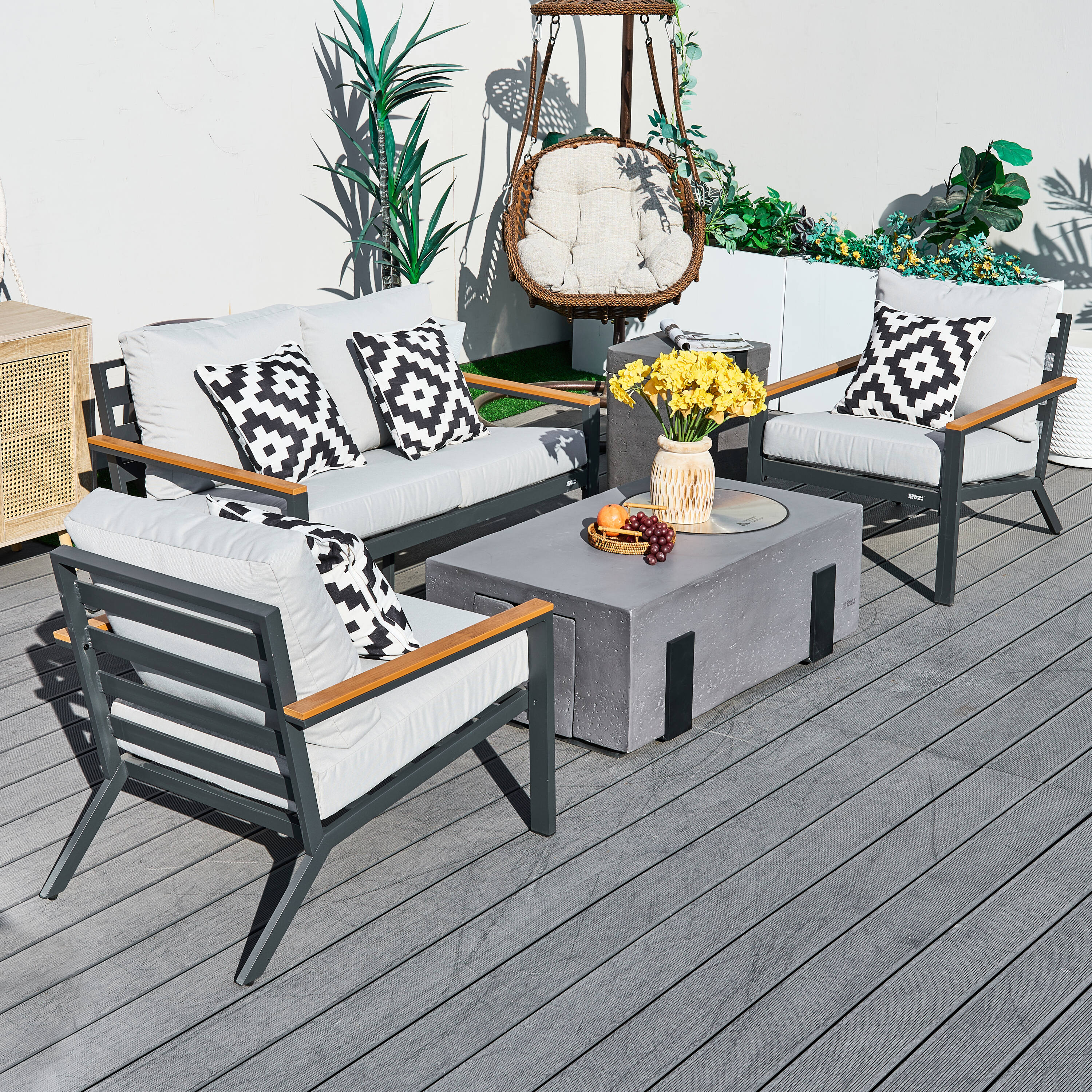 Direct Wicker DWS-2481LS2SC&2355G Patio-Conversation-Sets - View #10