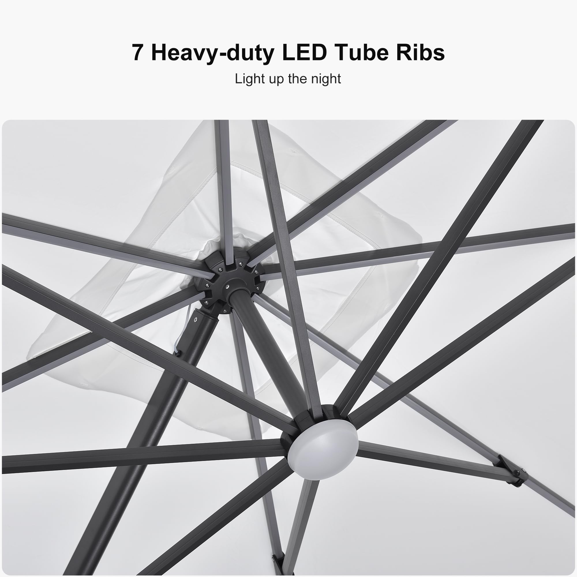 PURPLE LEAF LS04XHSDT10-WH Umbrellas-2 - View #3