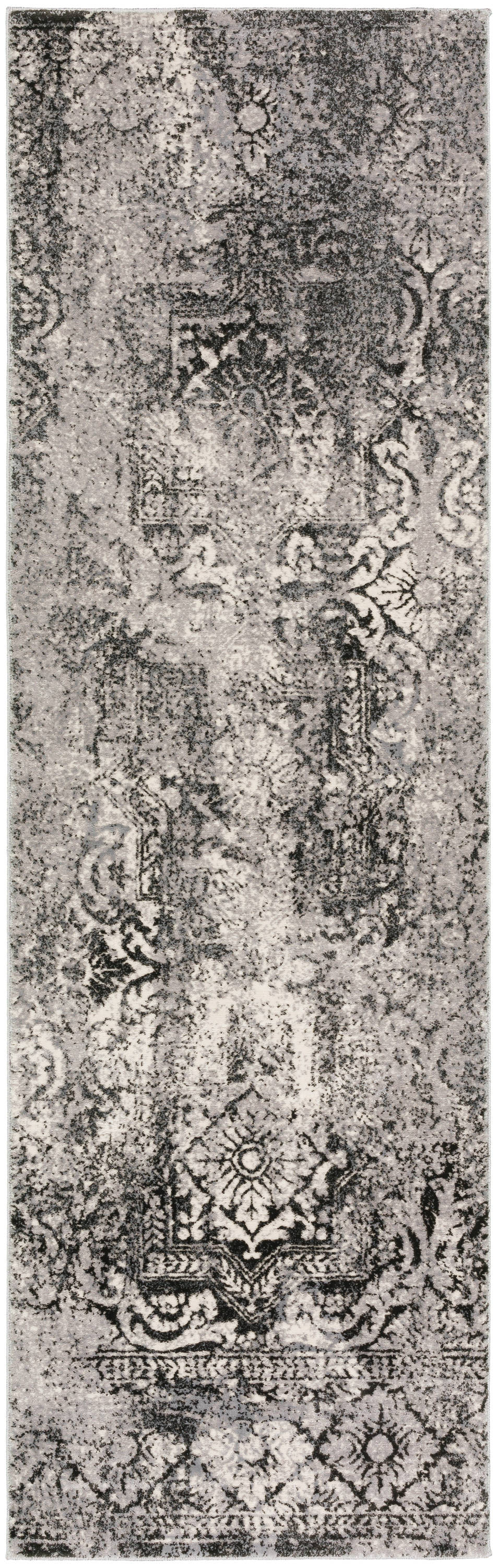 Addison Rugs ADA37GR2X7 Dayton 2 X 7 (ft) Gray Indoor Distressed/Overdyed Vintage Runner Rug
