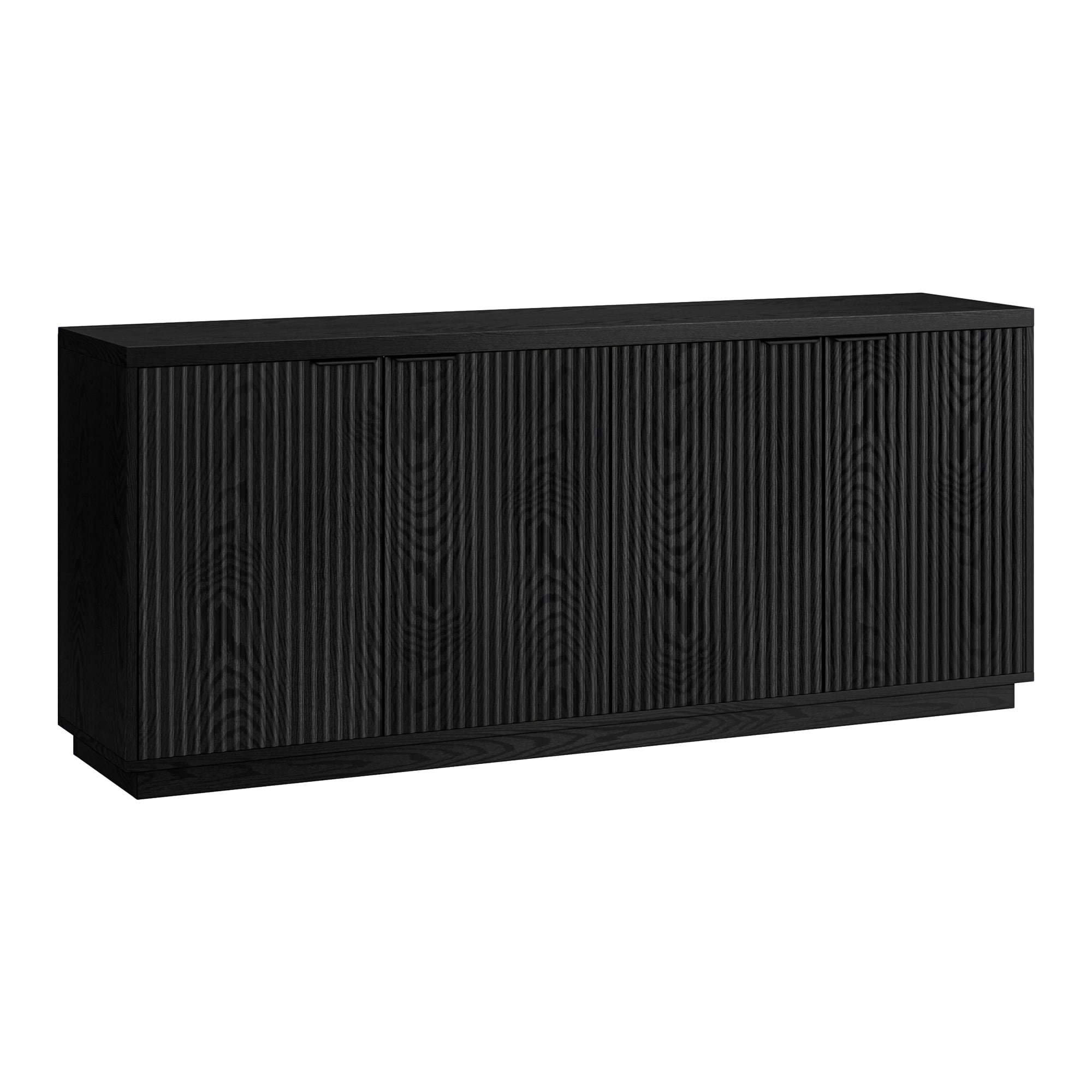 Hailey Home BF2168 Mansfield Contemporary/Modern Black Grain Buffet