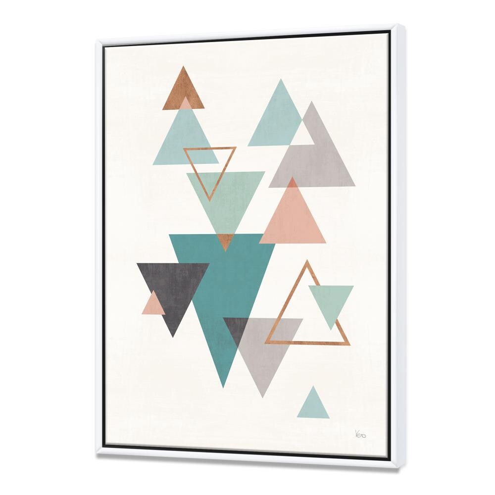 Designart FL30910-30-40-WH Wood Floater frame 40-Inches H x 30-Inches W Modern Canvas Print