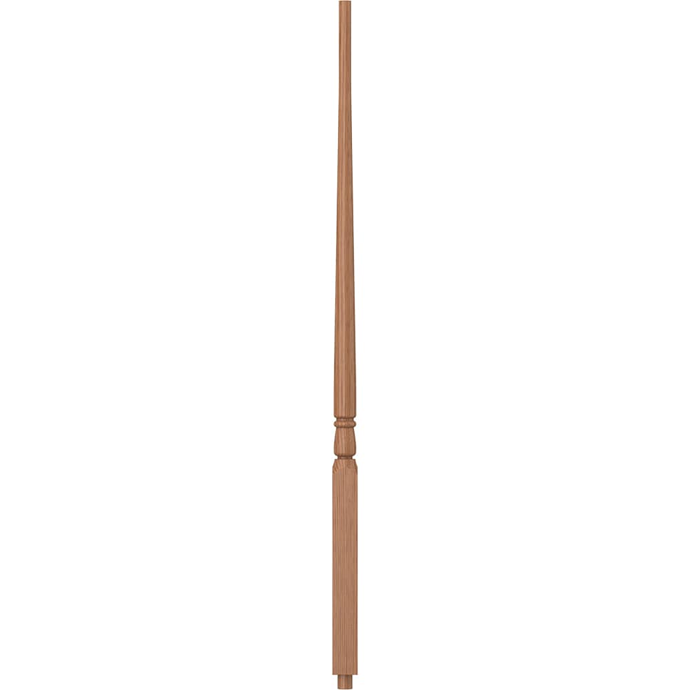 L.J. Smith Stair Systems S-5015-WO 34 34-in x 1.25-in Unfinished White Oak Pin Top Stair Baluster