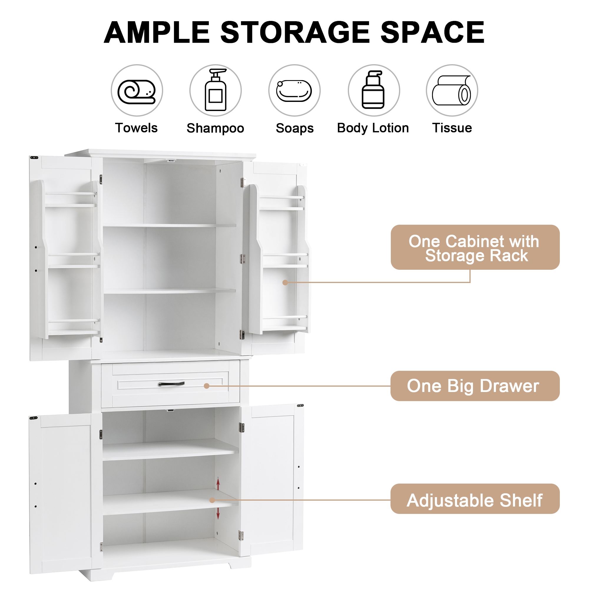 ModernLuxe L3P-N725P241044K Bathroom-Wall-Cabinets - View #4