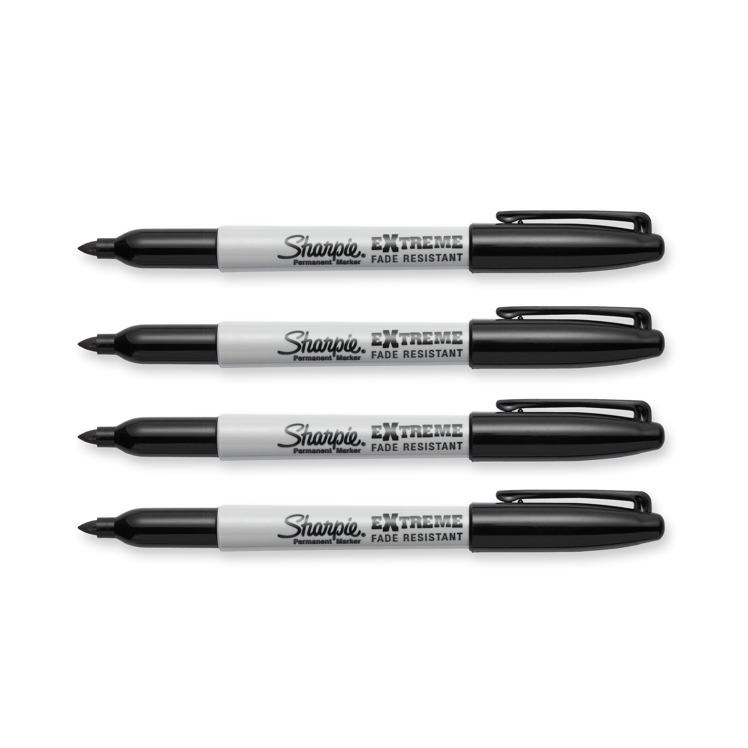Sharpie Extreme Permanent Markers Fine Point Black 4/Pack (1927436) 1545022