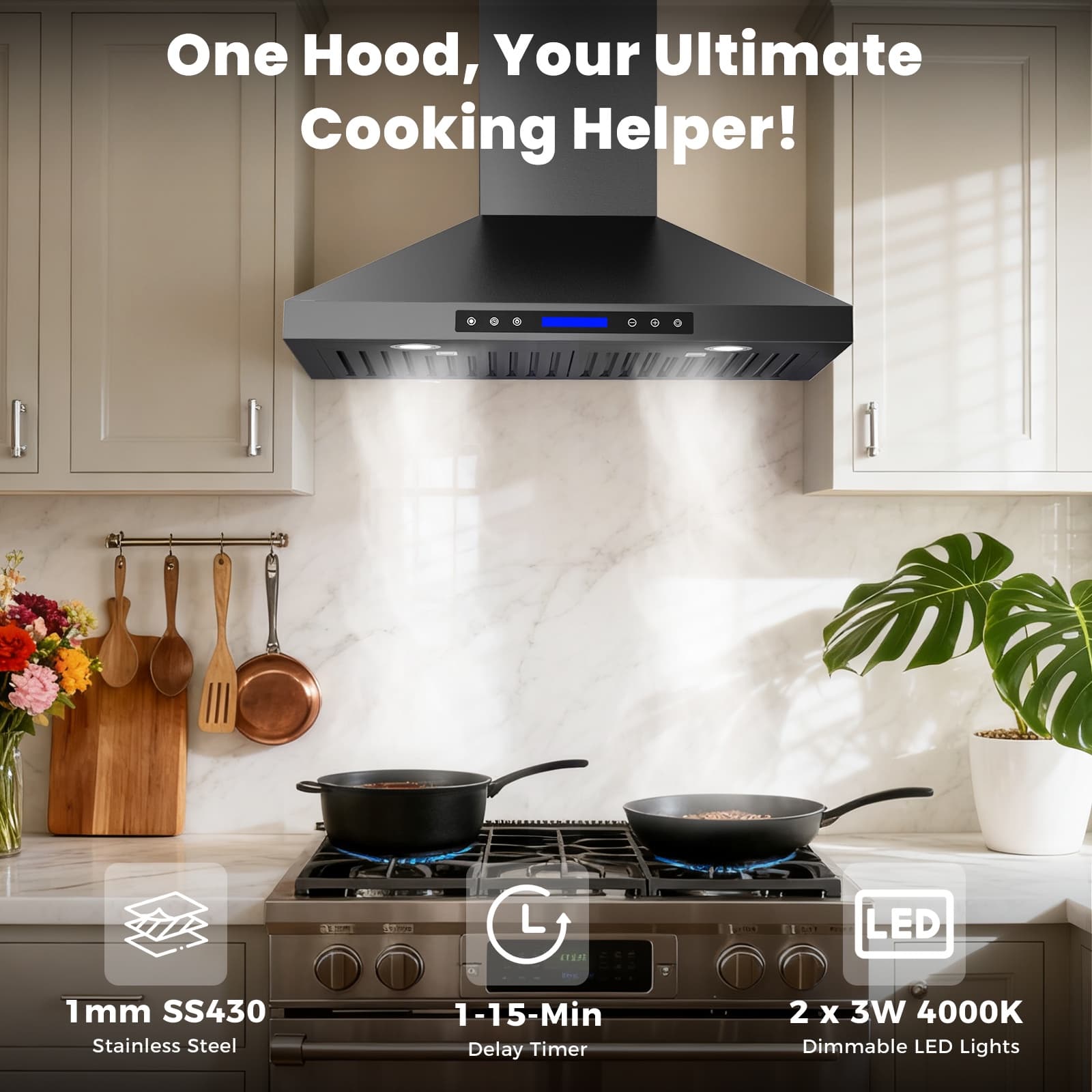 DIVAN DHP02-36B Wall-Mounted-Range-Hoods - View #6