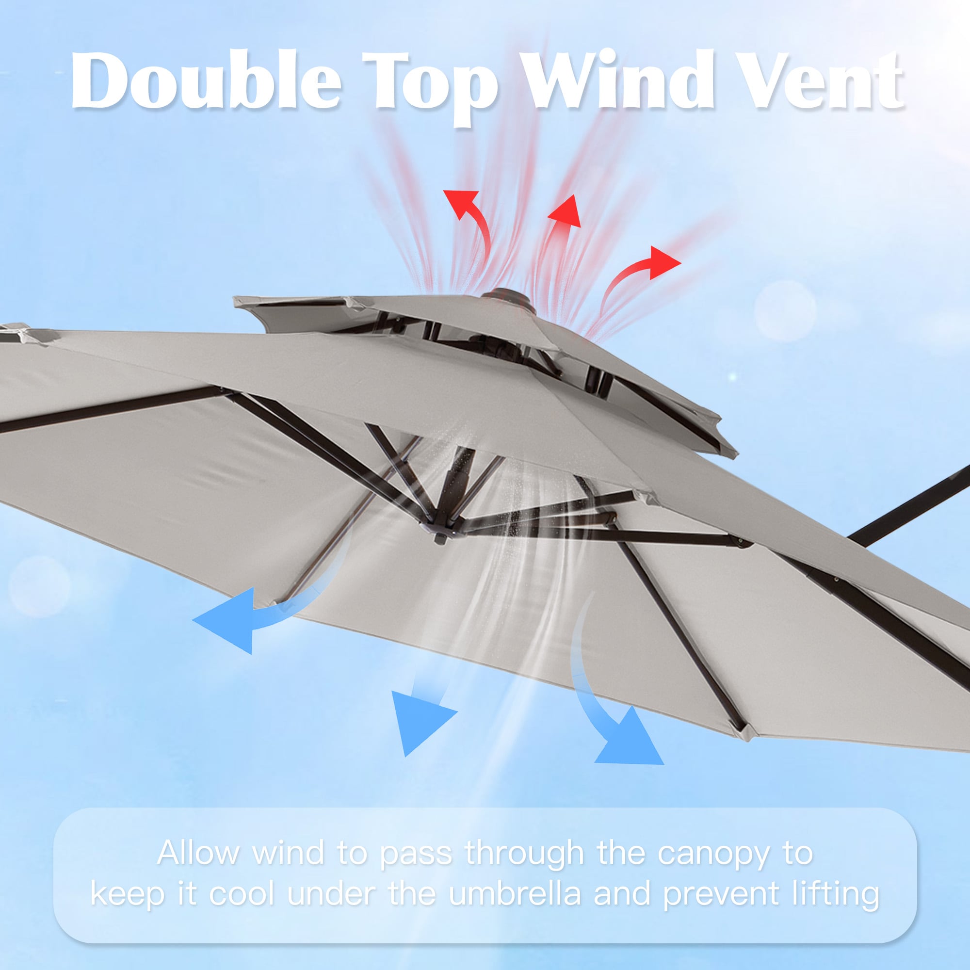 JEAREY JE-LKXLM-10FT-MB Umbrellas-2 - View #6