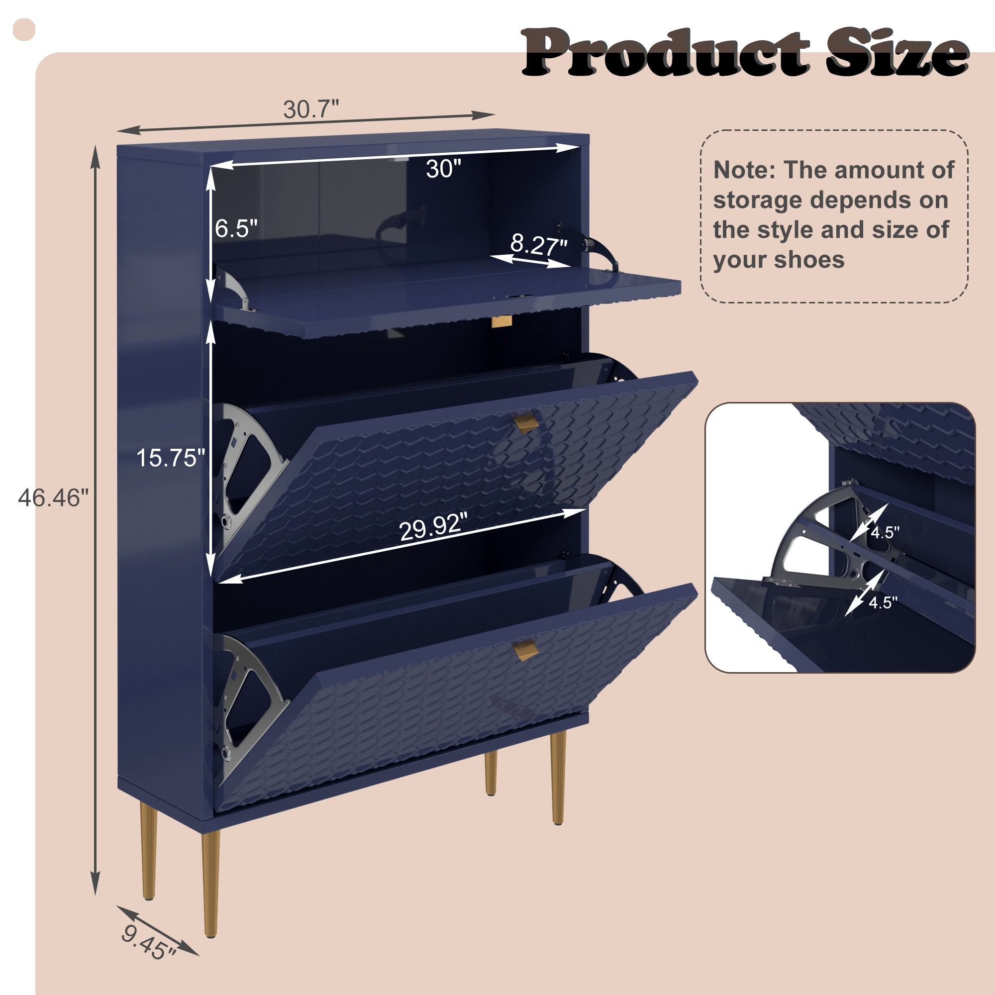 Clihome BL-BXG1-BL-N Shoe-Racks - View #11