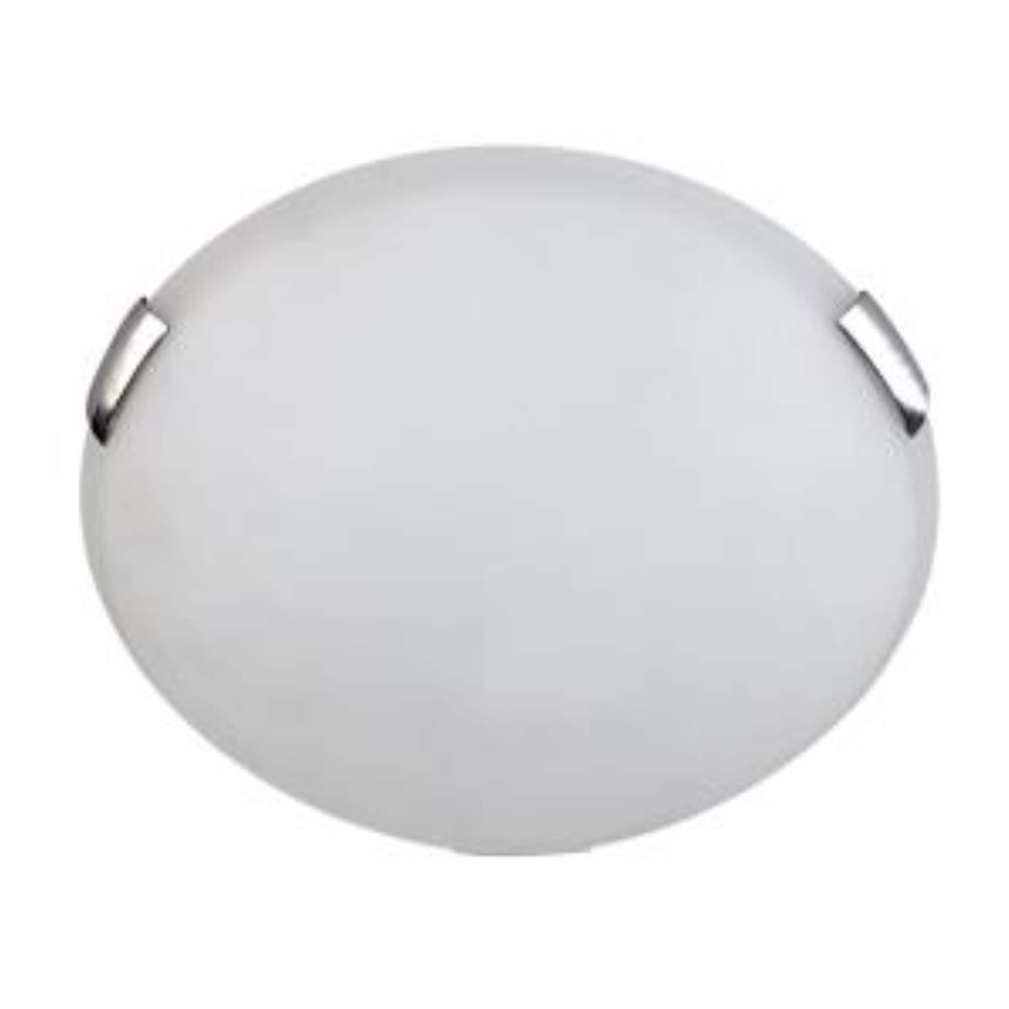 Whitfield Lighting FM389-16CH Charlie 2 -Light 16-in Polished Chrome Flush Mount Light