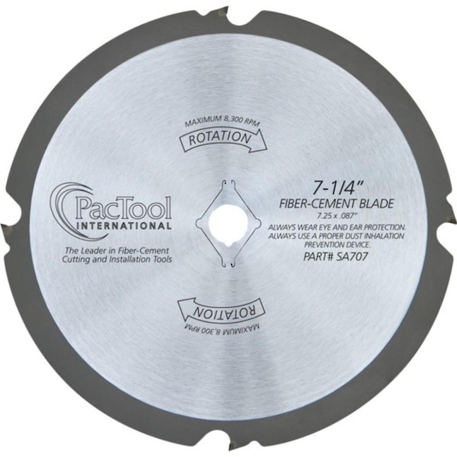 General Tools & Instruments PacTool 7-1/4-in 4-Tooth Continuous Diamond Circular Saw Blade General Tools & Instruments PacTool 7-1/4-in 4-Tooth Continuous Diamond Circular Saw Blade