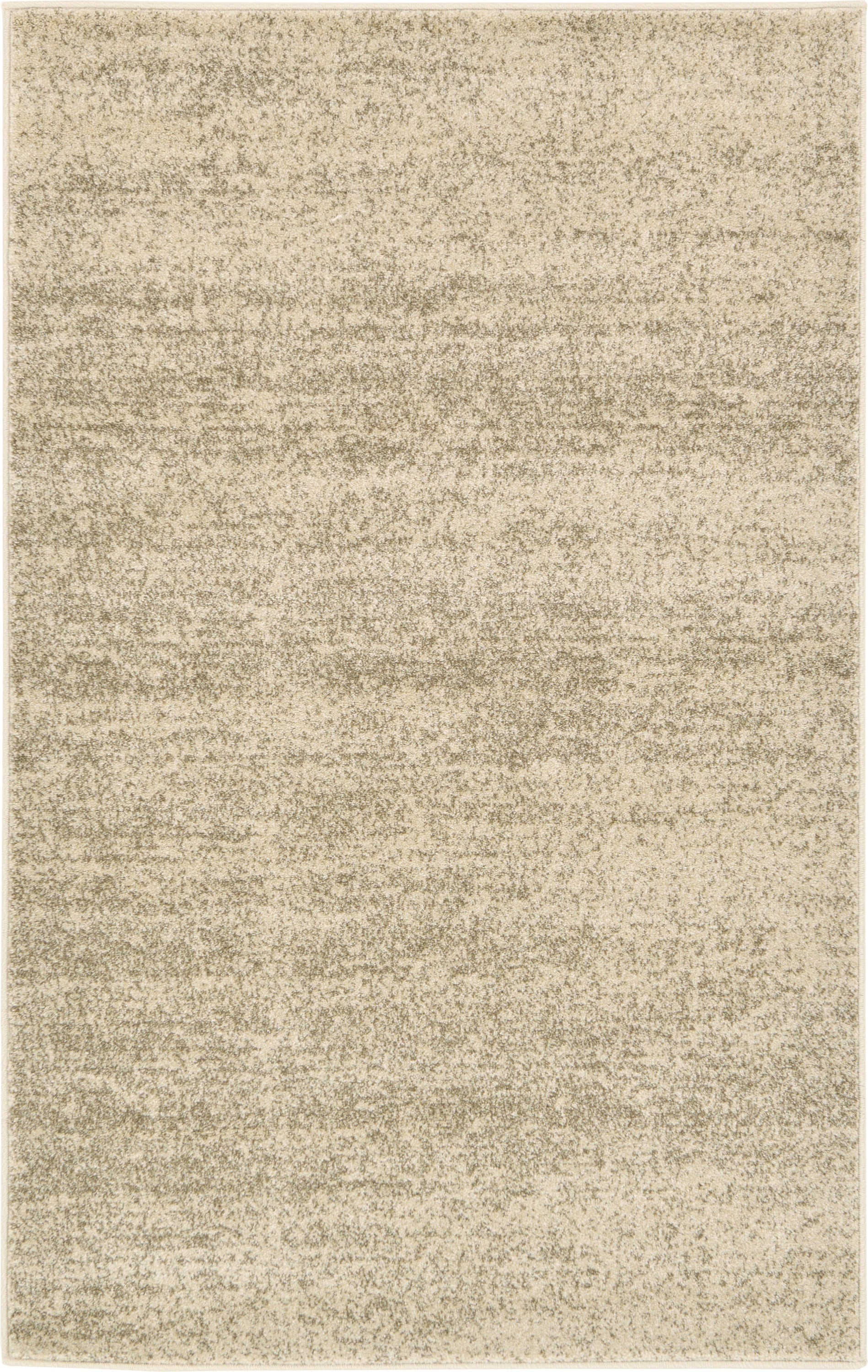 Unique Loom 3124441 Lucille Del Mar 3 x 5 (ft) Loomed Polypropylene Beige/Brown Rectangular Indoor Distressed/Overdyed Area rug
