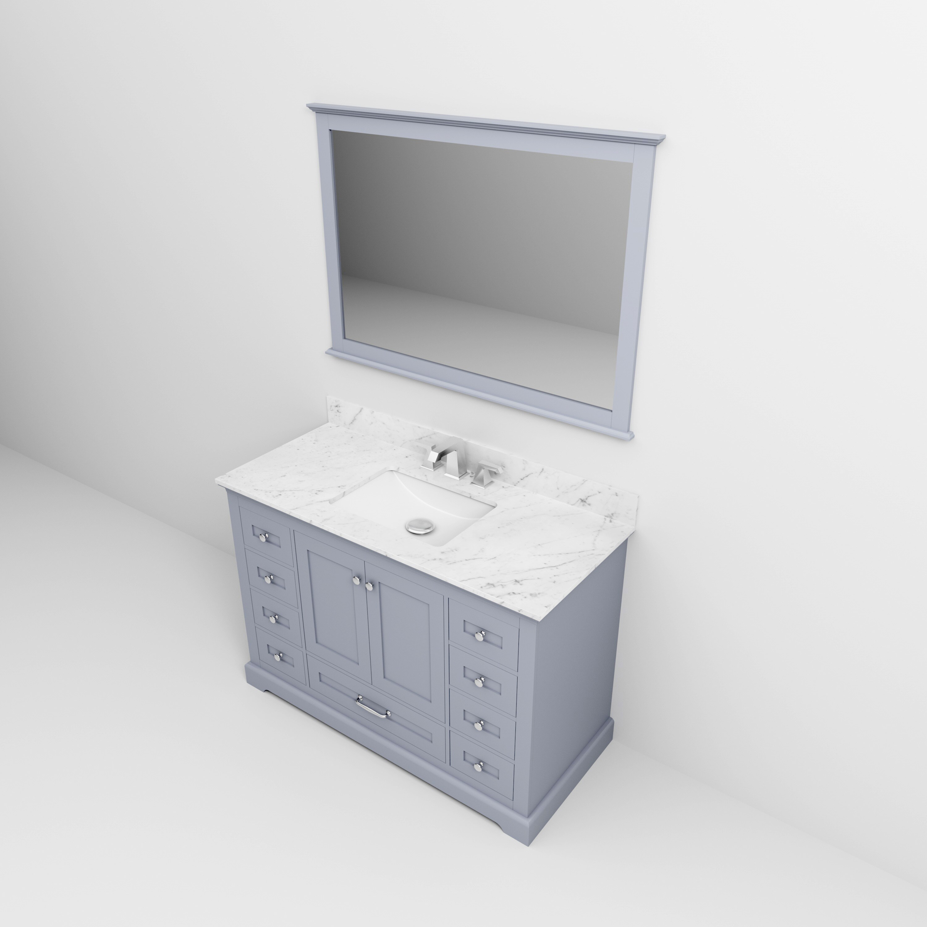 Lexora LD342248SBDSM46F Bath-Vanity-Combo - View #12