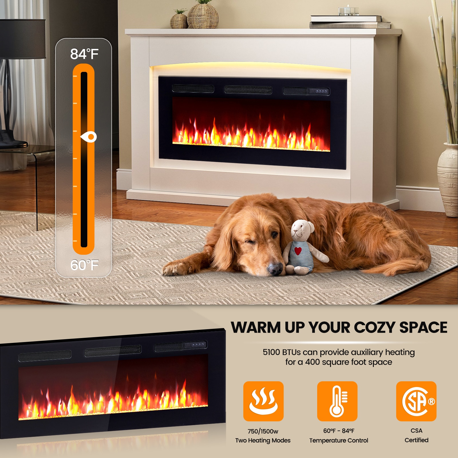 EdenDirect NLCD041929 Electric-Fireplaces - View #4