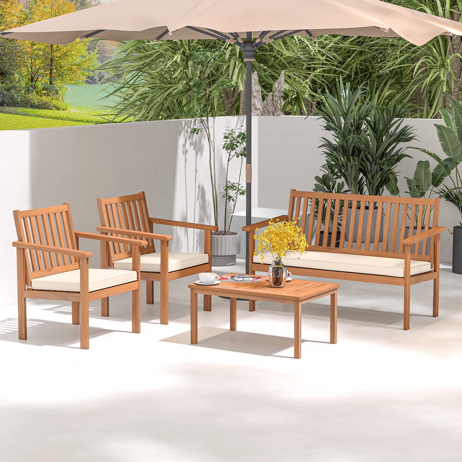 LIVIZA OUG72093WH Patio-Conversation-Sets - View #4