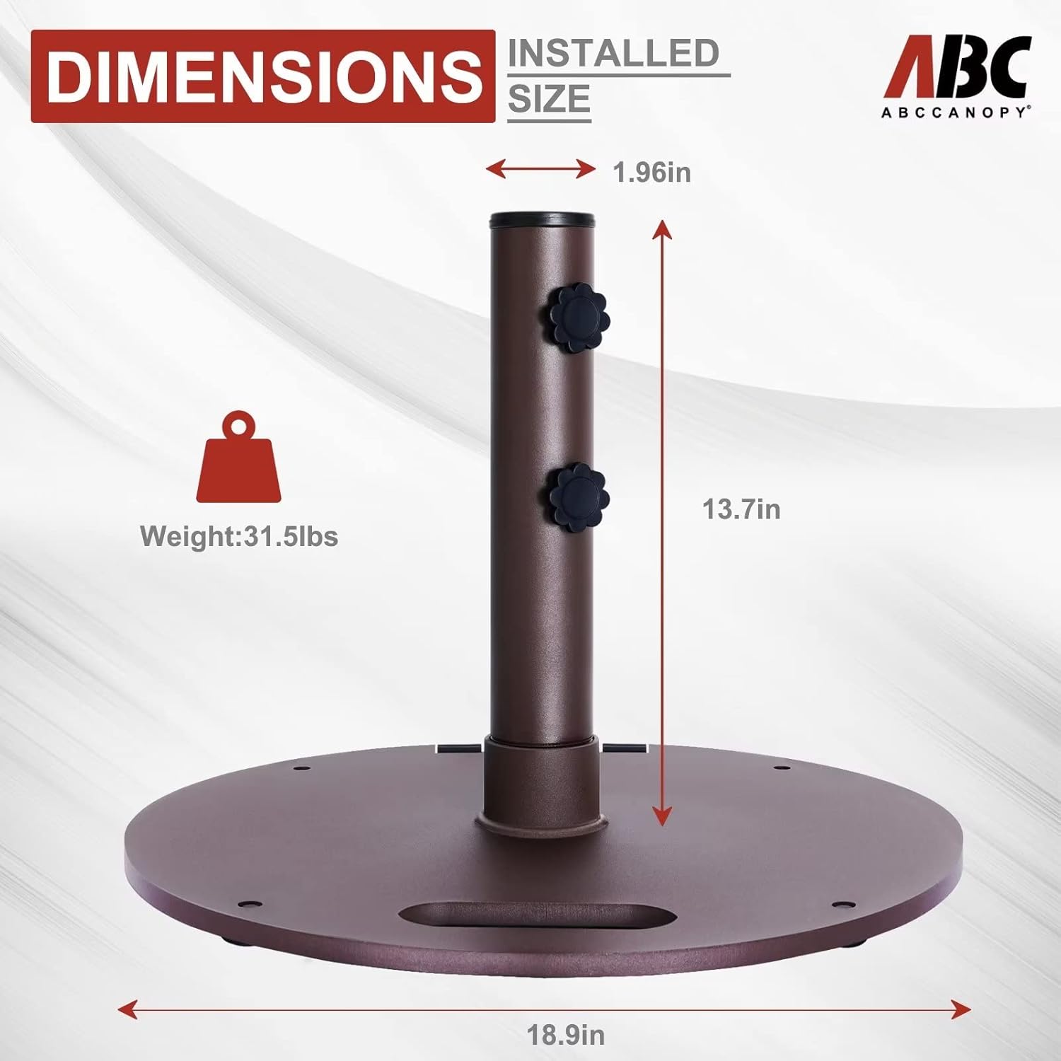 ABCCANOPY ABC-BCJQ1-1BH Umbrella-Bases - View #2