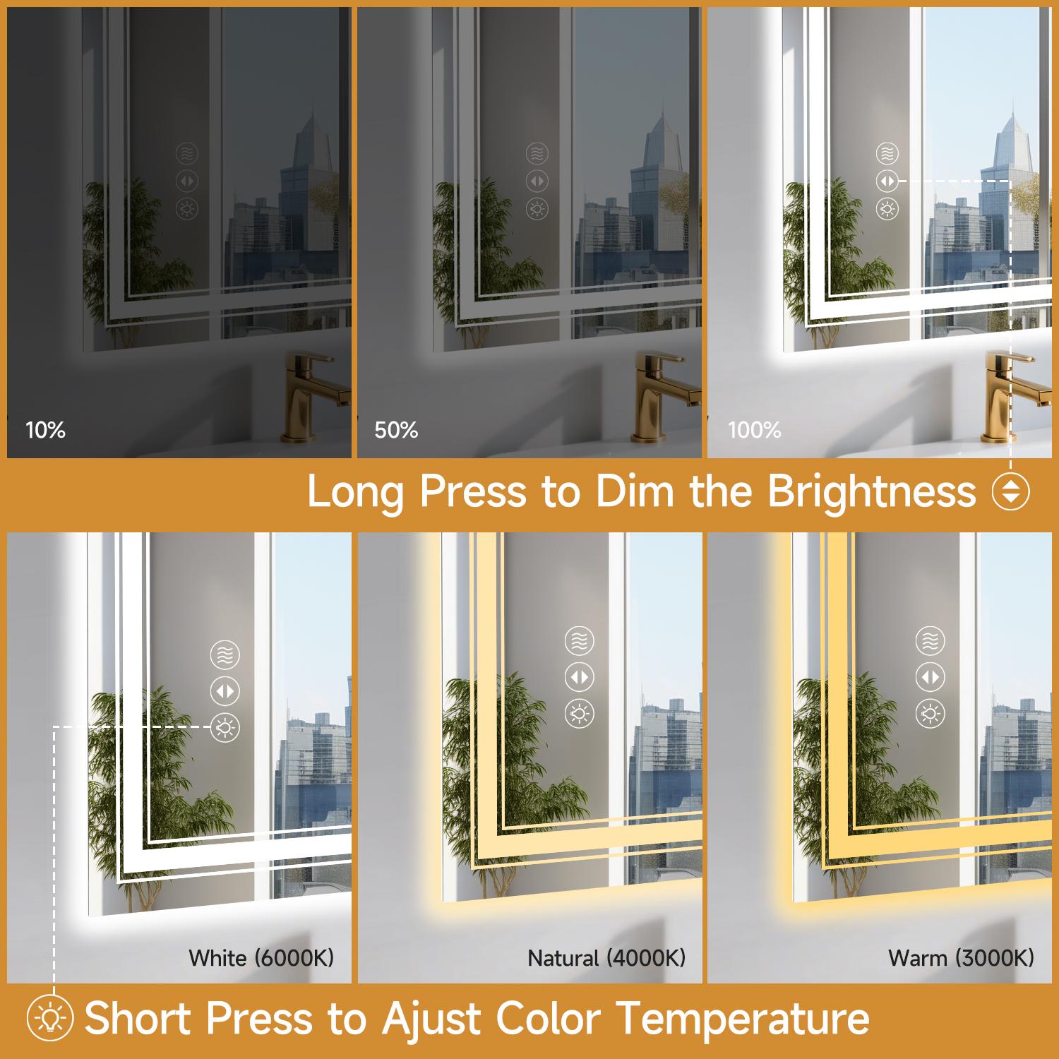 Bayfeve BF-347017-MIR Framed-Bath-Mirrors - View #2