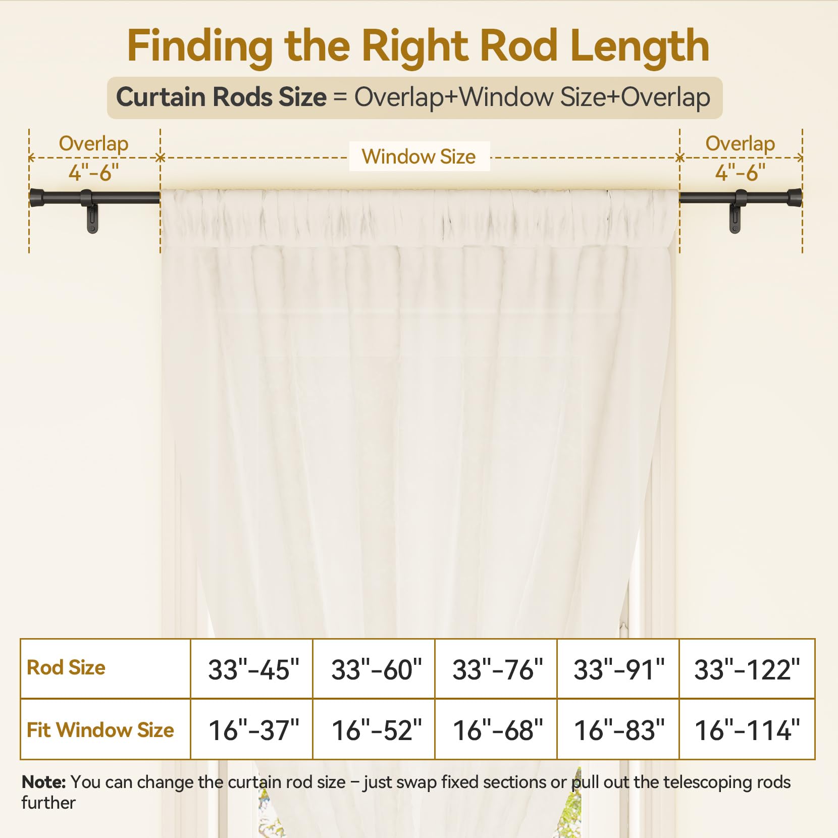 AKSCYZM LAK0819K204 Curtain-Rods - View #7