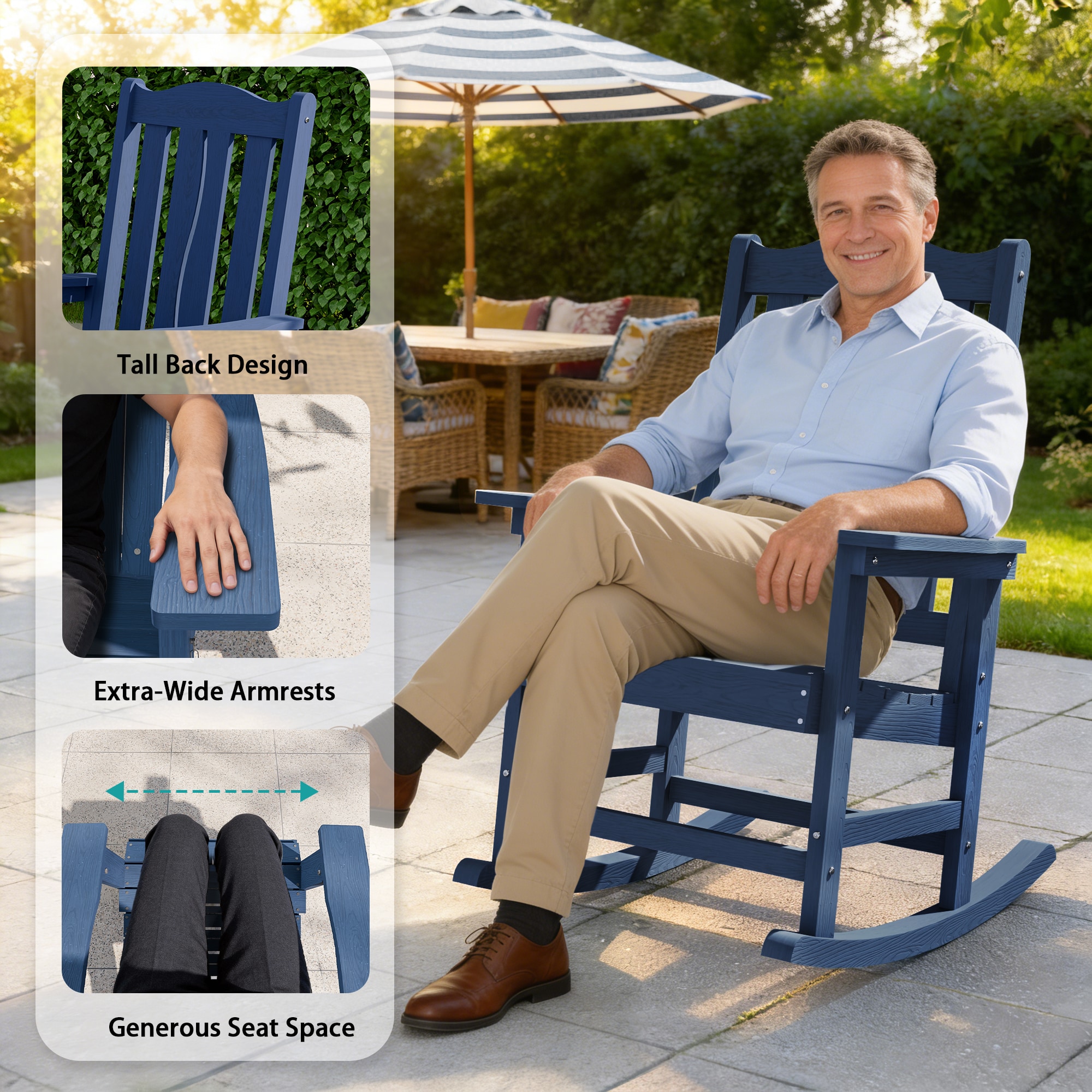 Rattaner LMK-PE-TS-61NY-2 Patio-Chairs - View #8