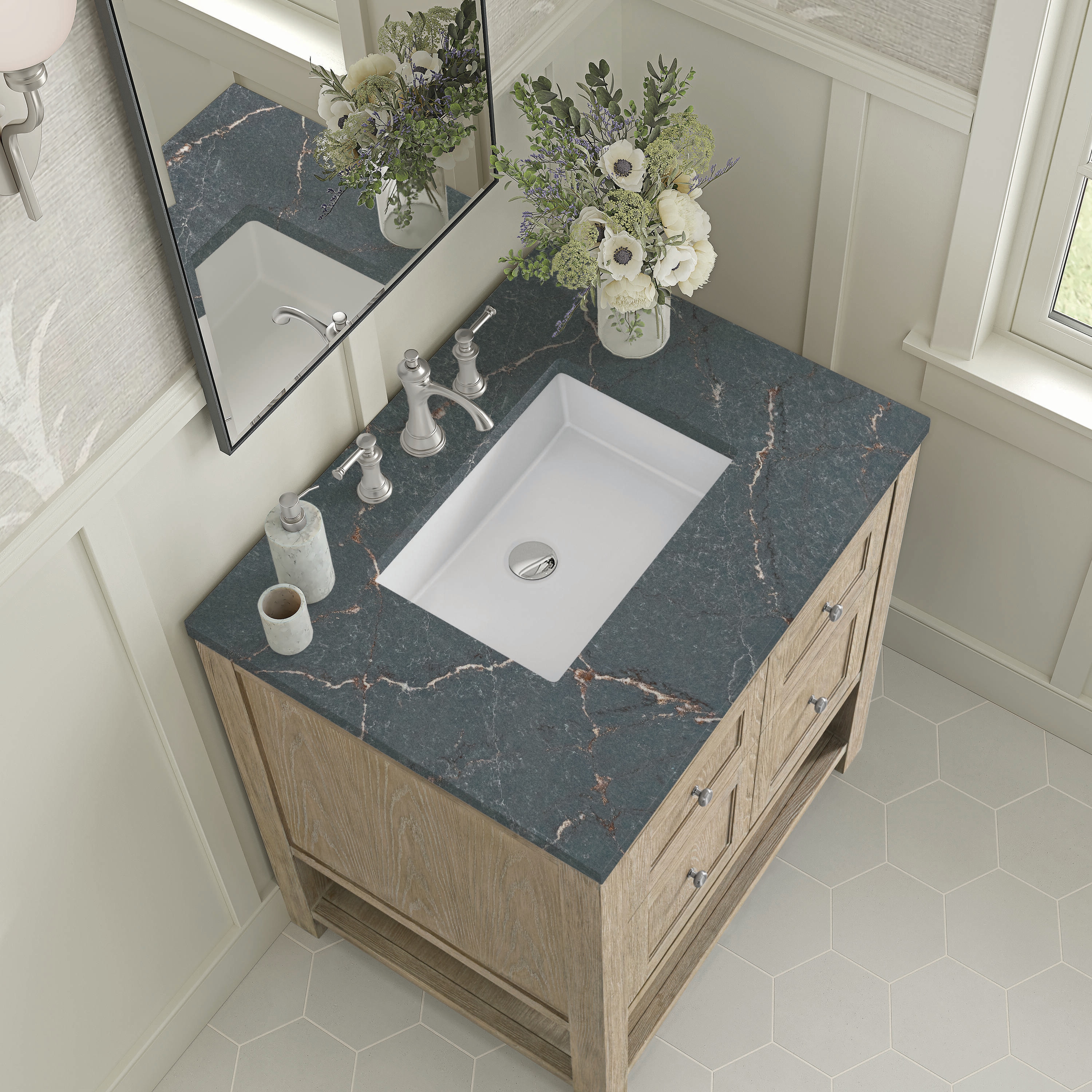 James Martin Vanities 330-V30-WWO-3PBL Bath-Vanity-Combo - View #5