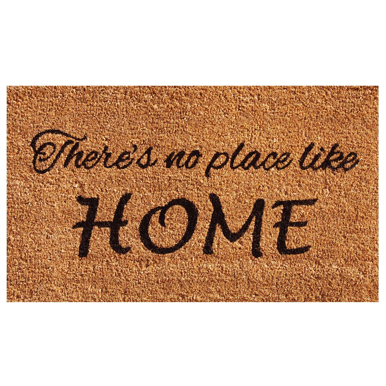 Callowaymills 121252436 2-ft x 3-ft Natural/Black Coir/Vinyl Rectangular Indoor or outdoor Decorative Home Door mat