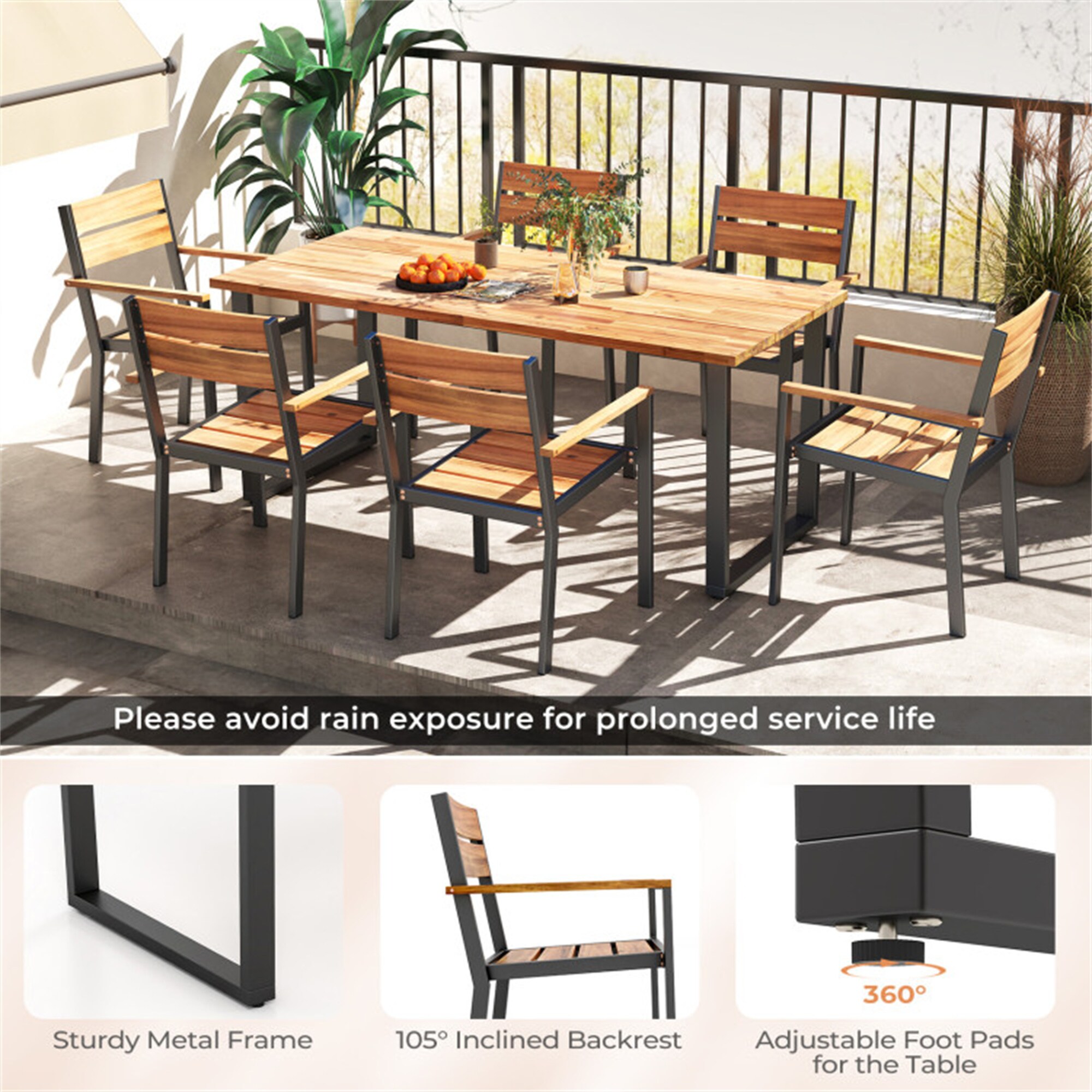 BABOOM BOM-238AORTPX Patio-Dining-Sets - View #10